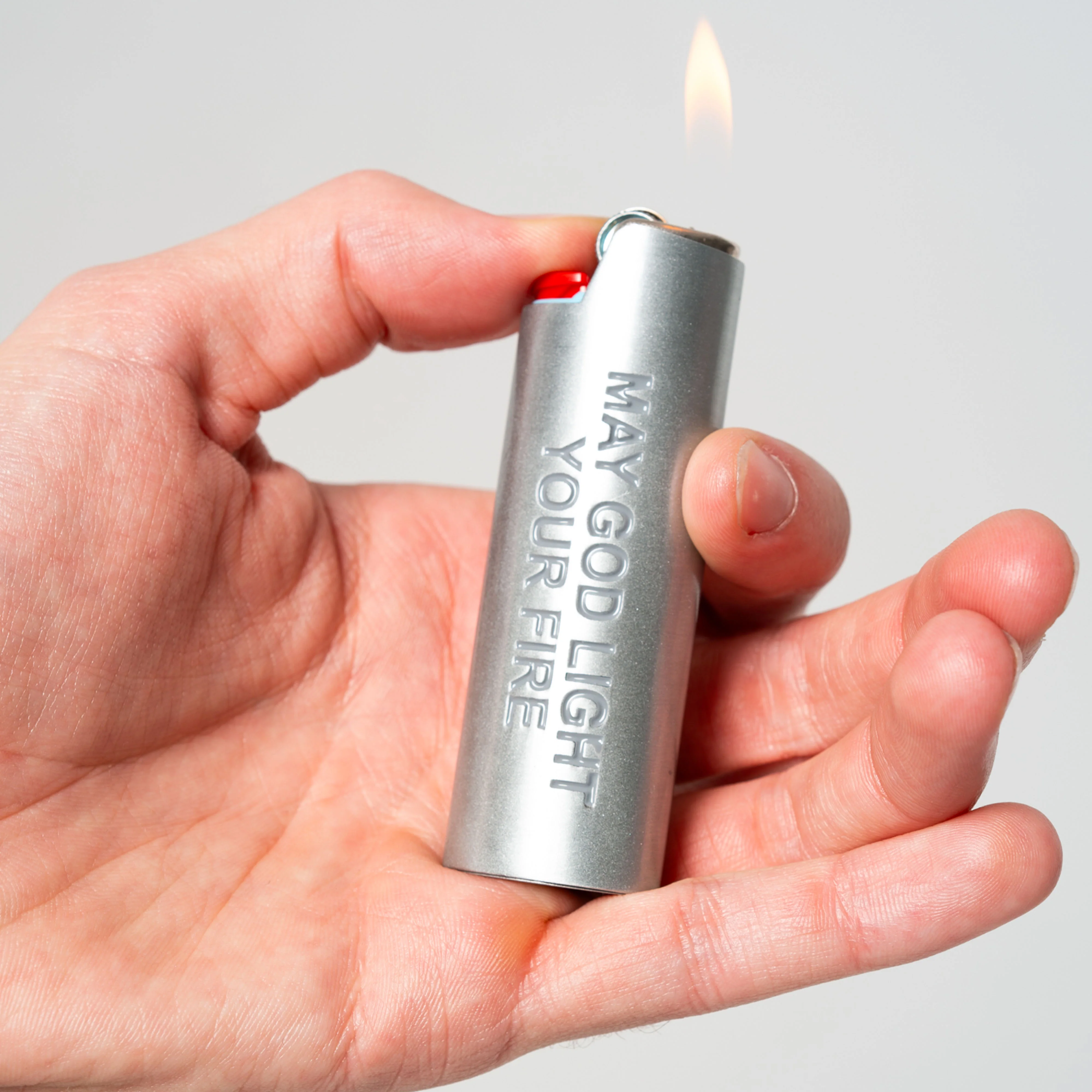 Lord Savior Lighter Cover (Silver) - Image 4