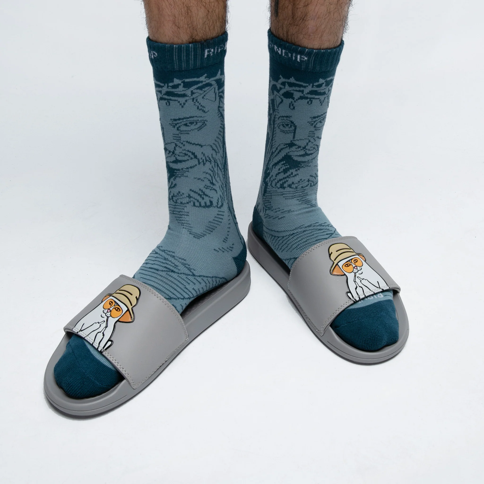 Lord Savior Nerm Socks (Navy) - Image 2