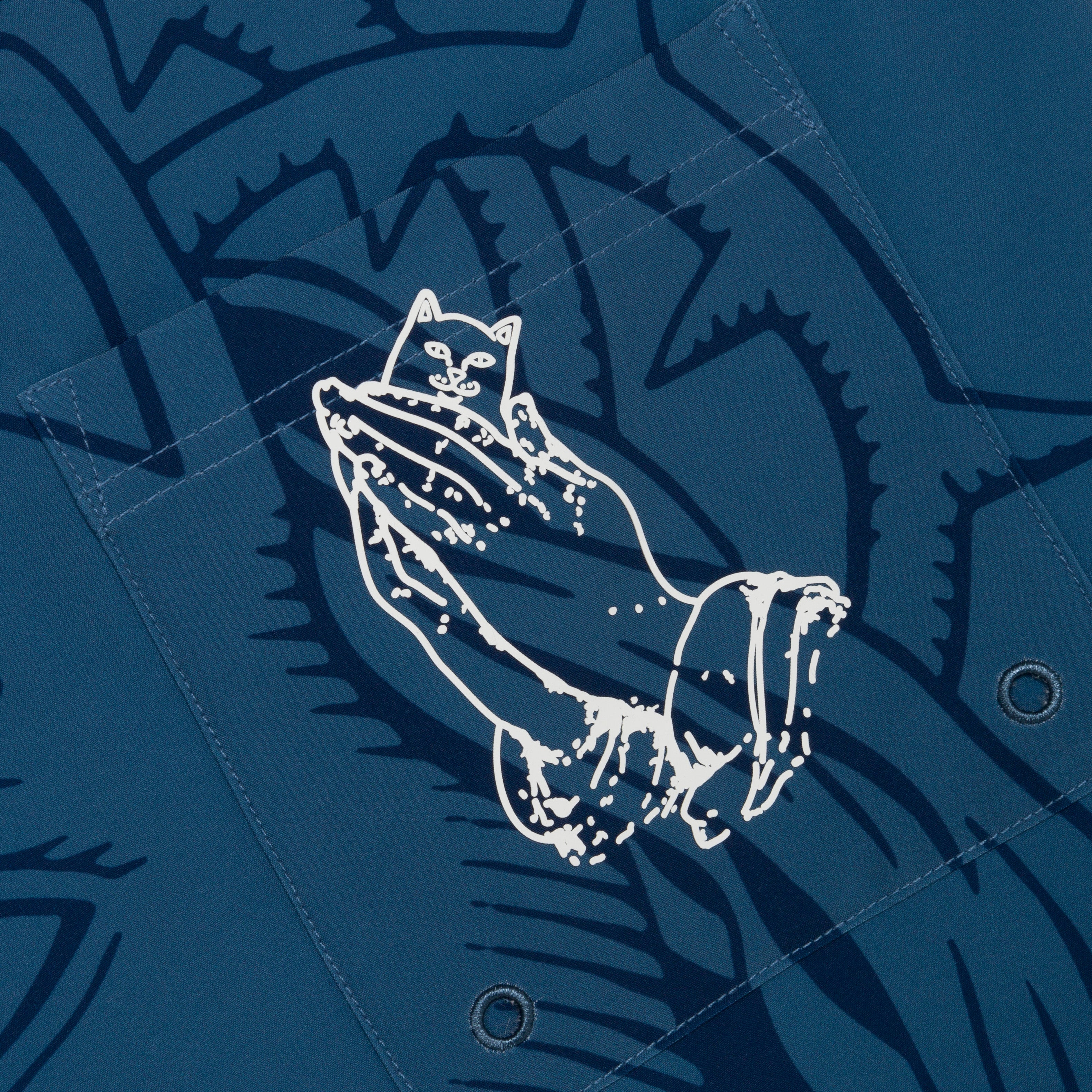 Lord Savior Swim Shorts (Navy) - Image 4