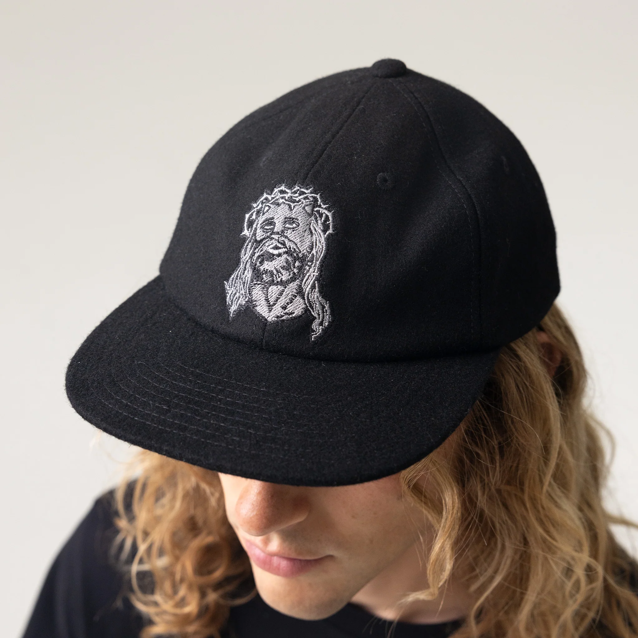 Lord Savior Wool Snapback (Black) - Image 2