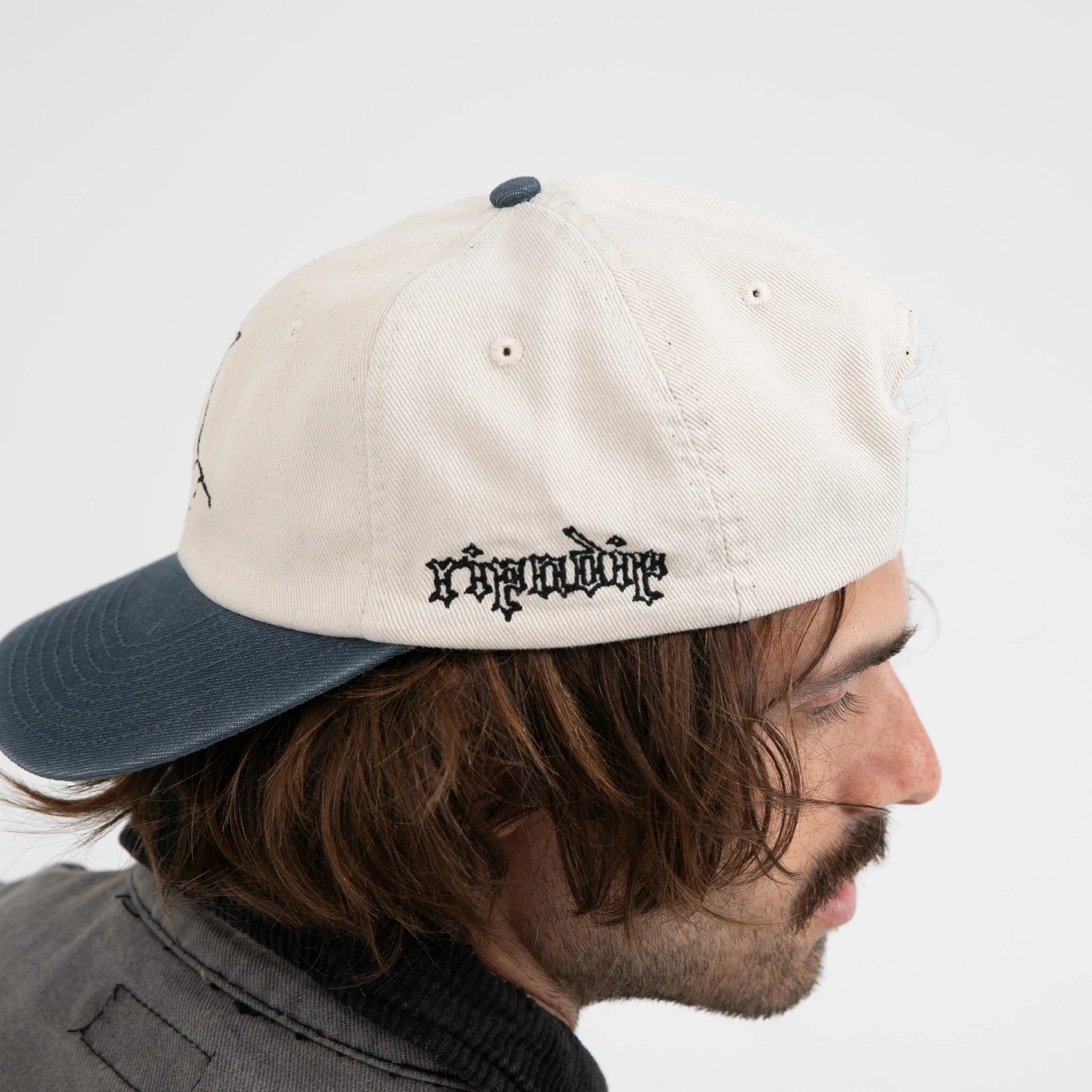 Los Feliz 6 Panel (Charcoal/Cream) - Image 2