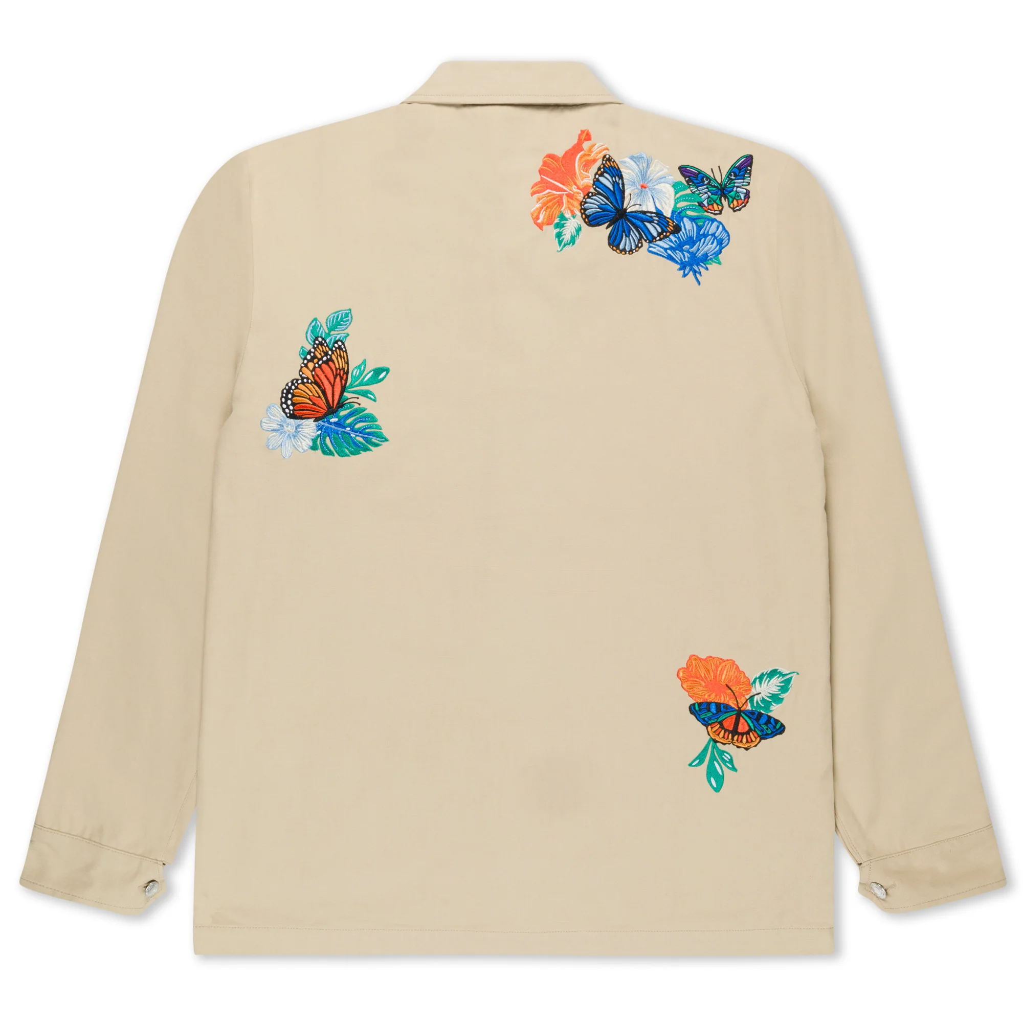 Los Ripndip Canvas Button Down Jacket (Khaki) - Image 2