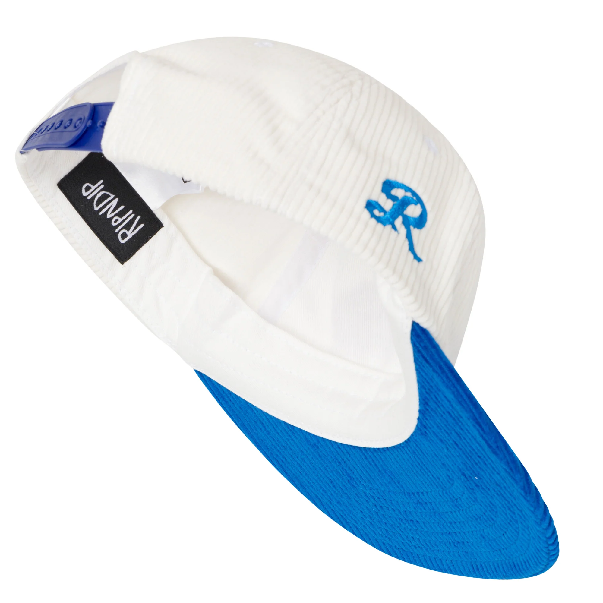 Los Ripndip Corduroy Snapback (White) - Image 5