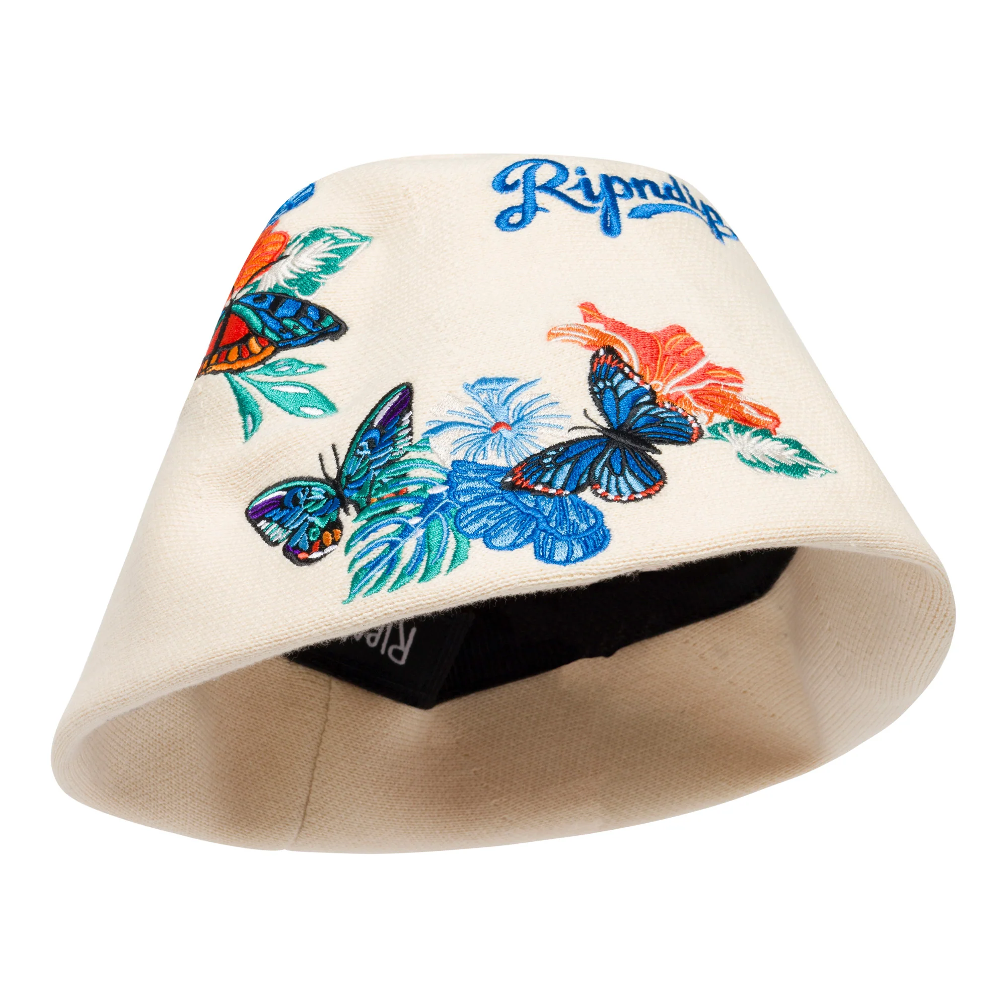 Los Ripndip Crochet Bucket Hat (Off White) - Image 5