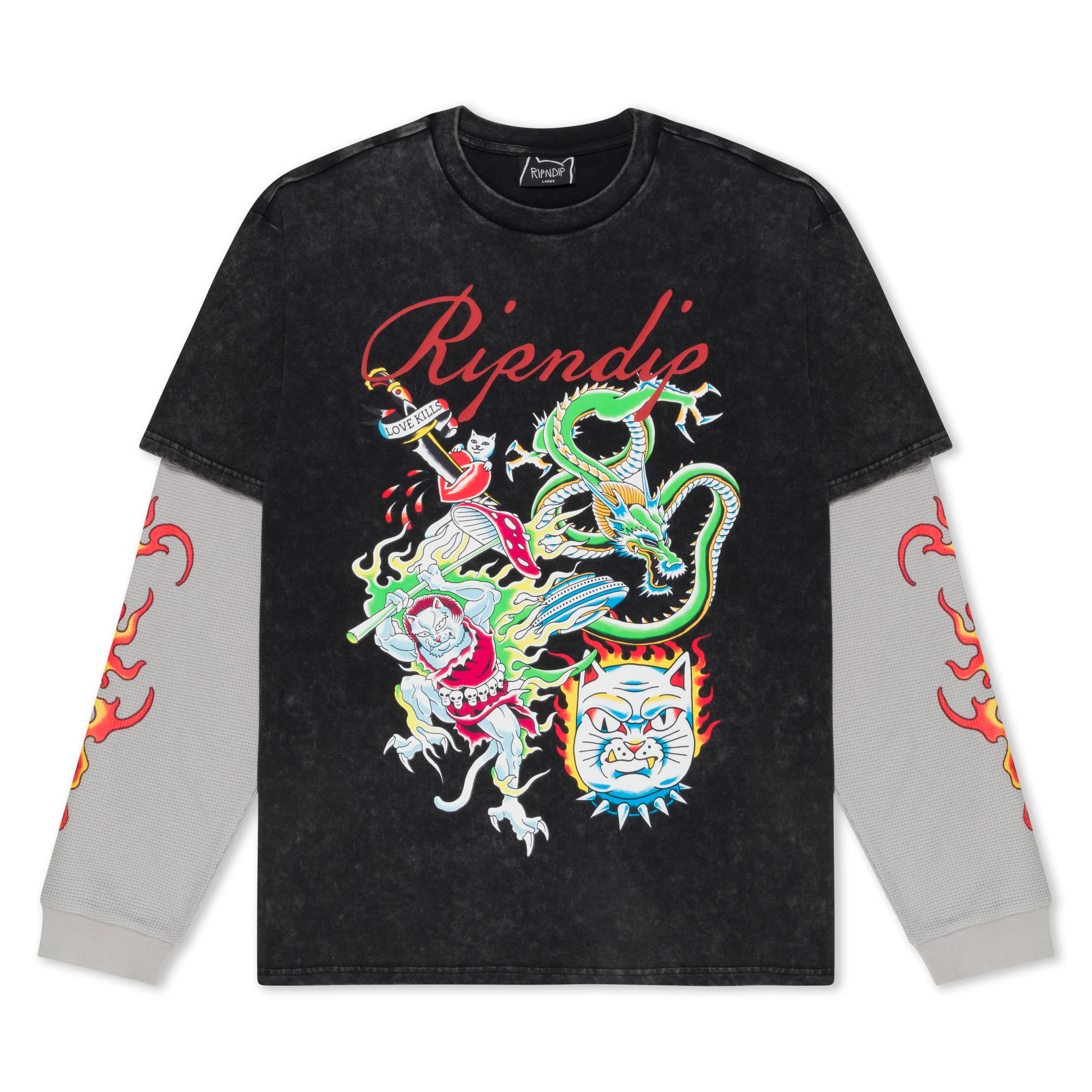InkEd Double Sleeve Tee (Black)
