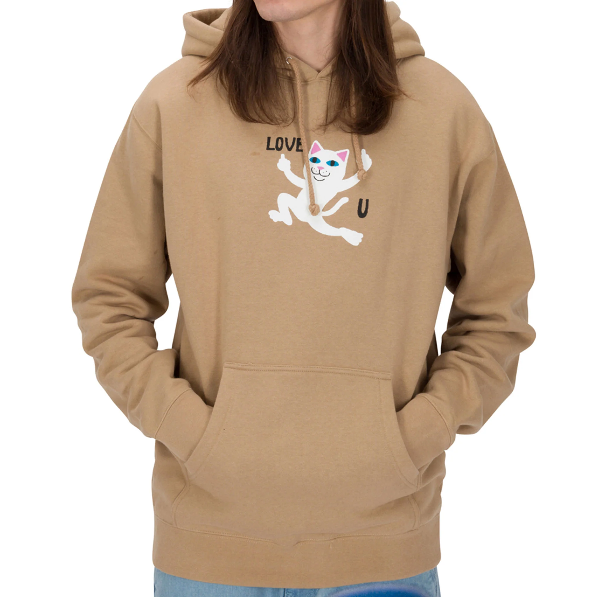Love U Hoodie (Sandstone) - Image 2