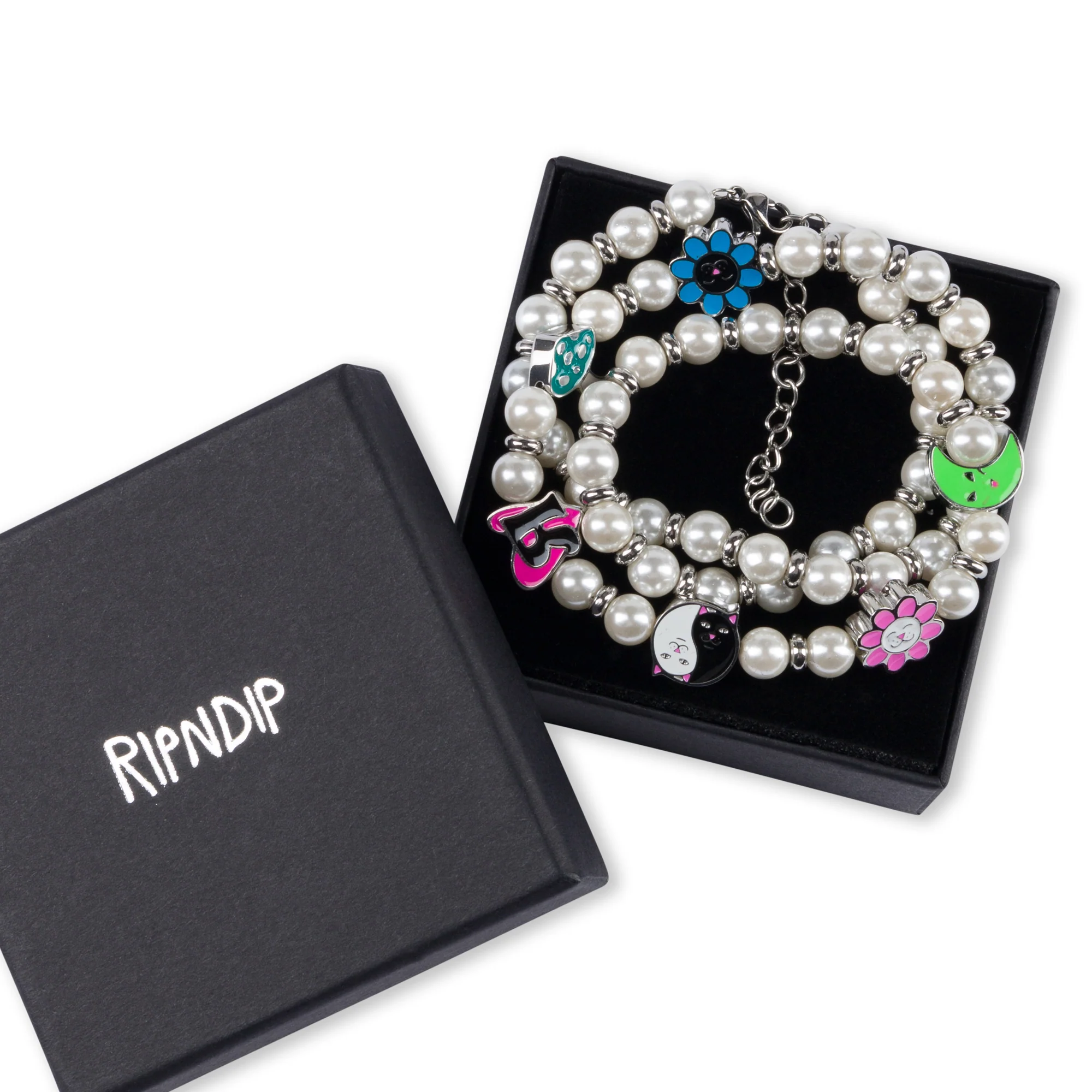 Lucky Charms Pearl Necklace (Multi) - Image 4