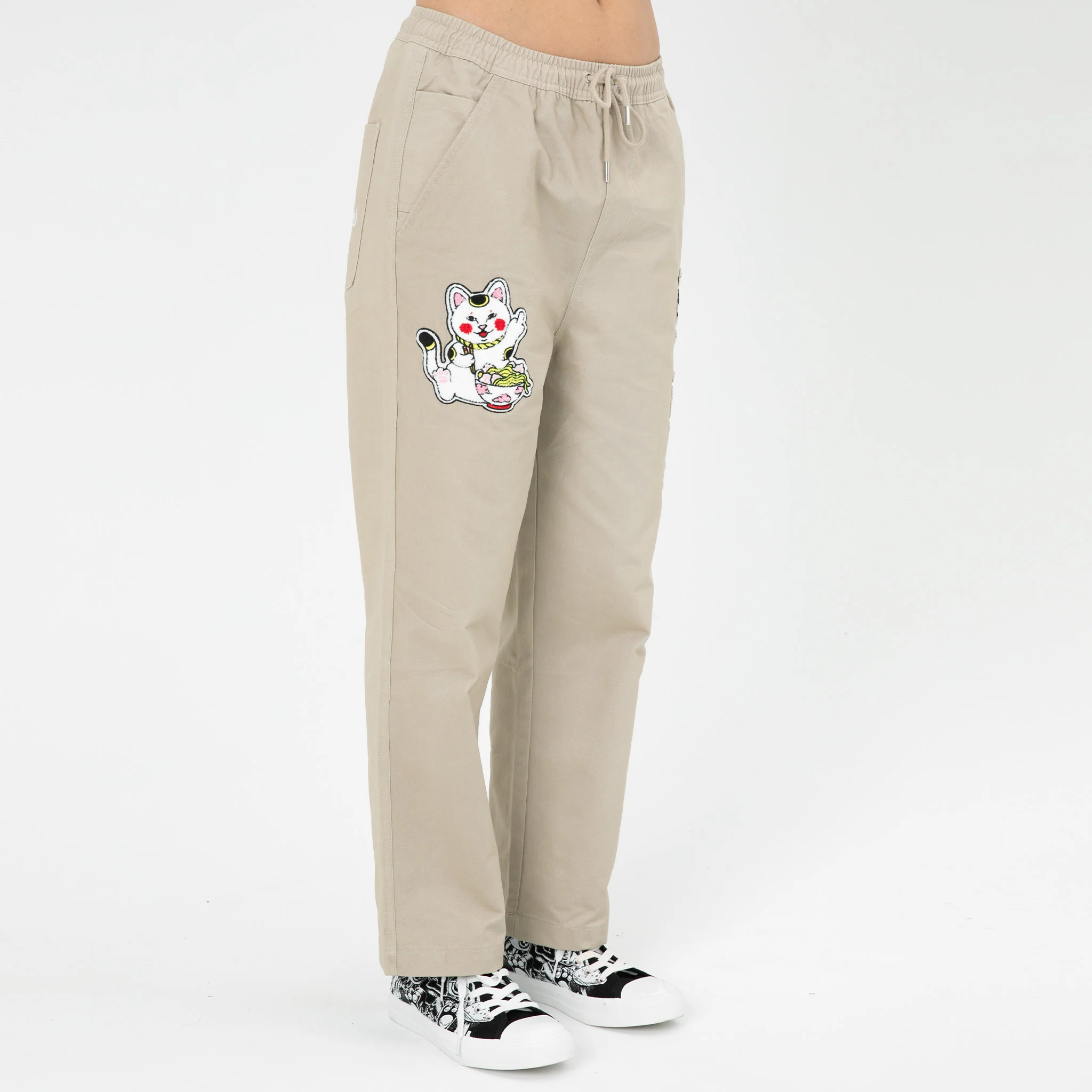 Lucky Nerm Wide Leg Pants (Khaki) - Image 3