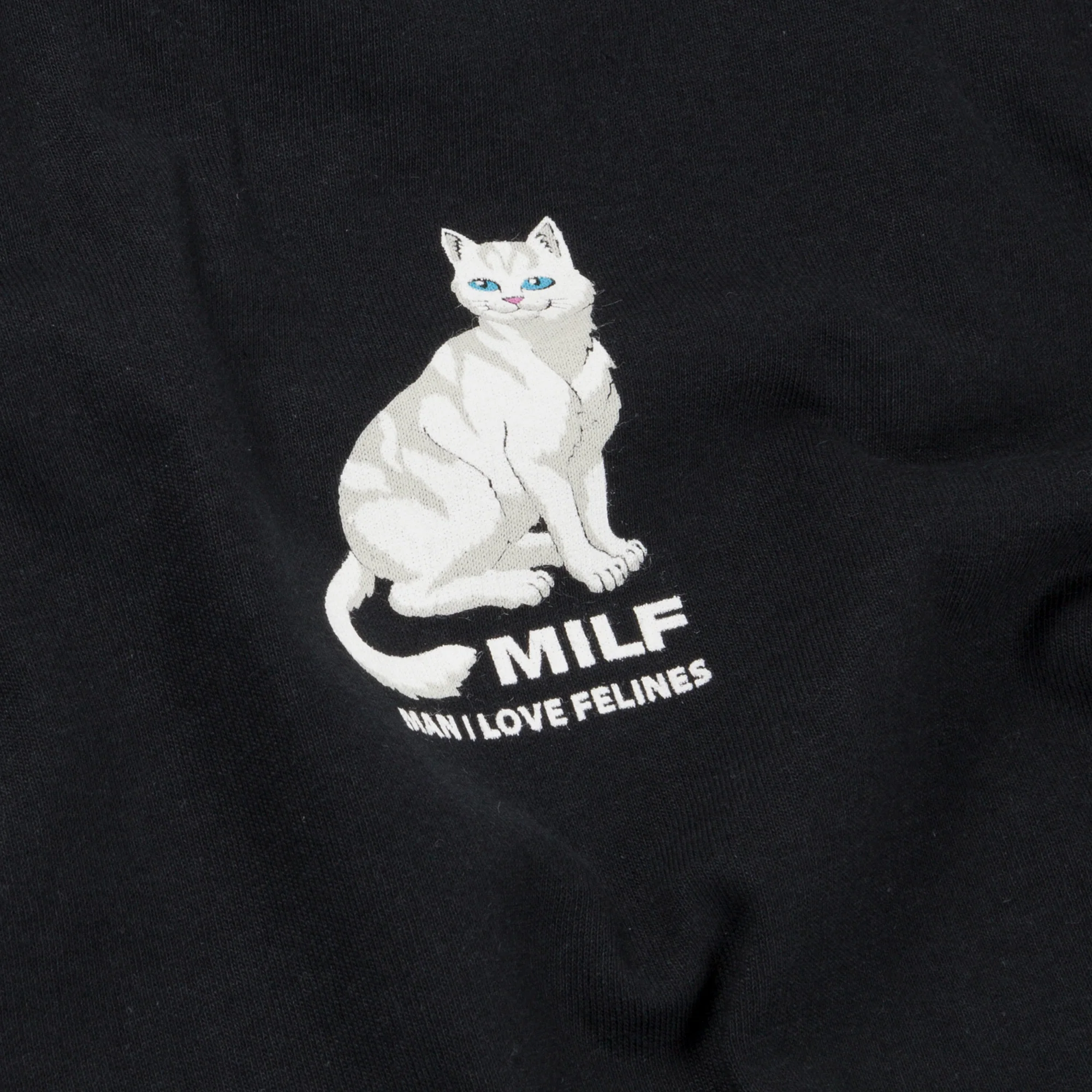 Man I Love Felines Long Sleeve (Black) - Image 3