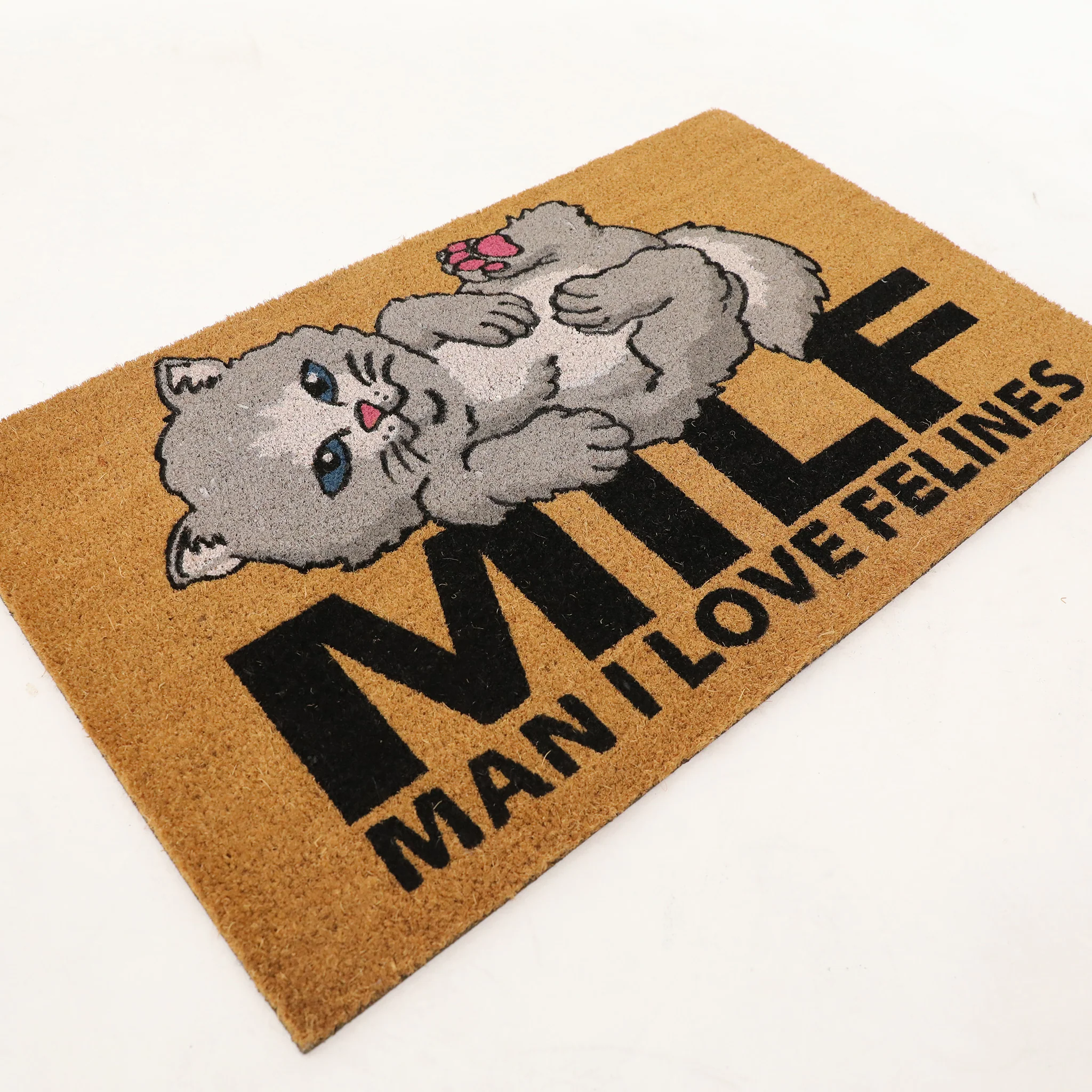 Man I Love Felines Rug (Brown) - Image 3