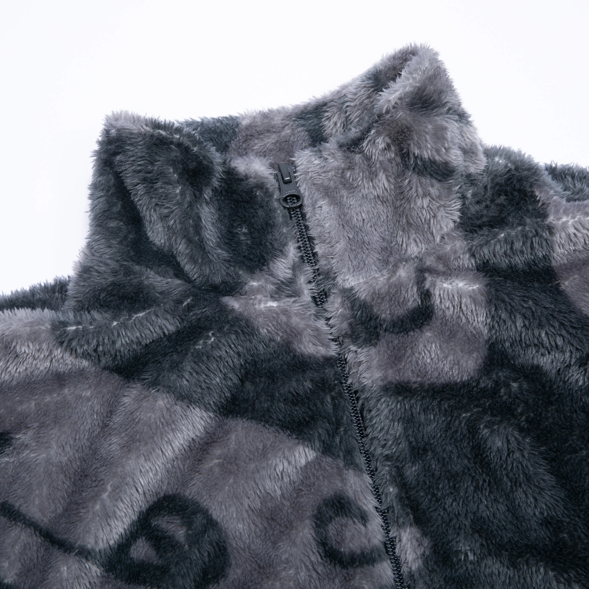 Many Faces Sherpa Jacket (Charcoal) - Image 4