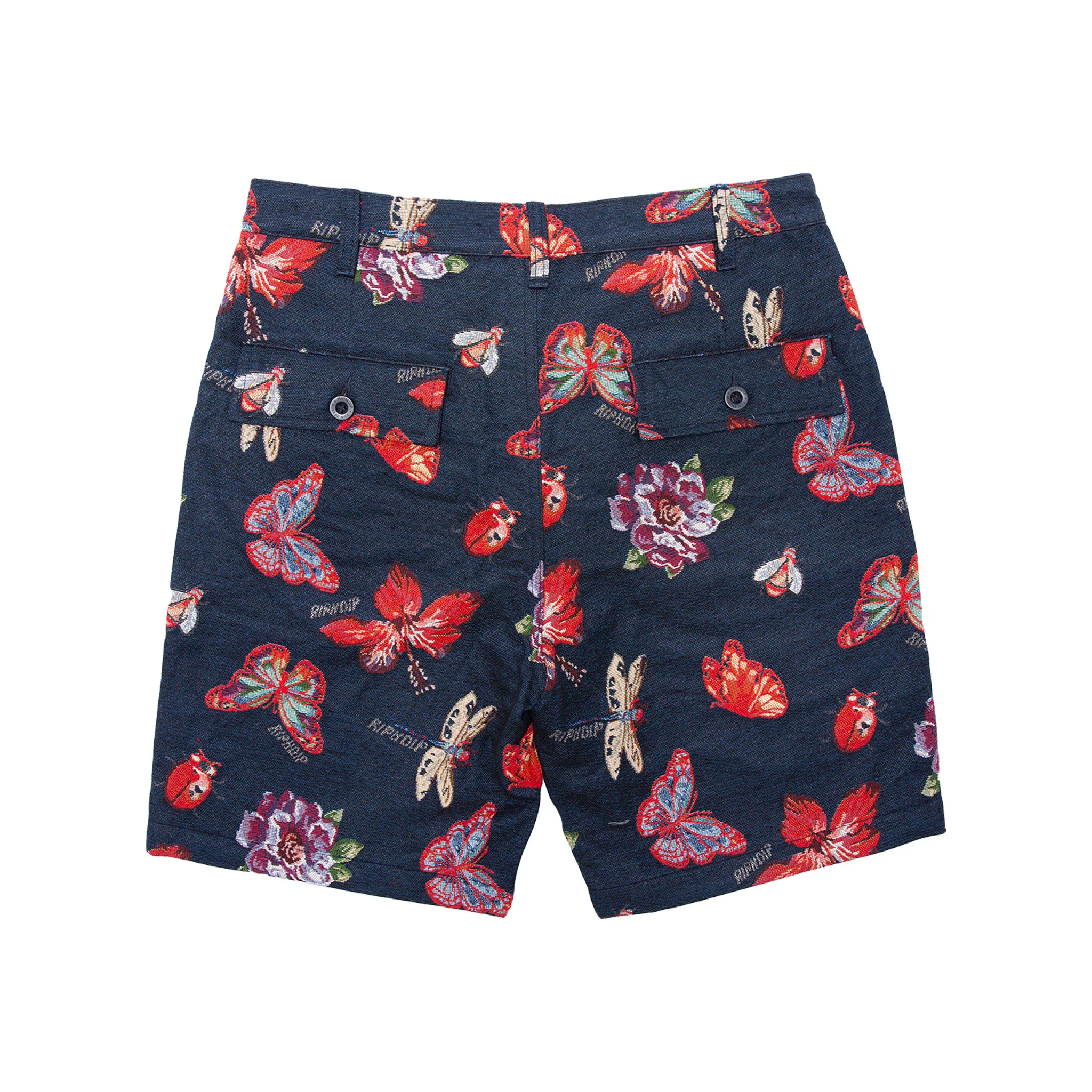 Monarch Butterfly Shorts (Black) - Image 3