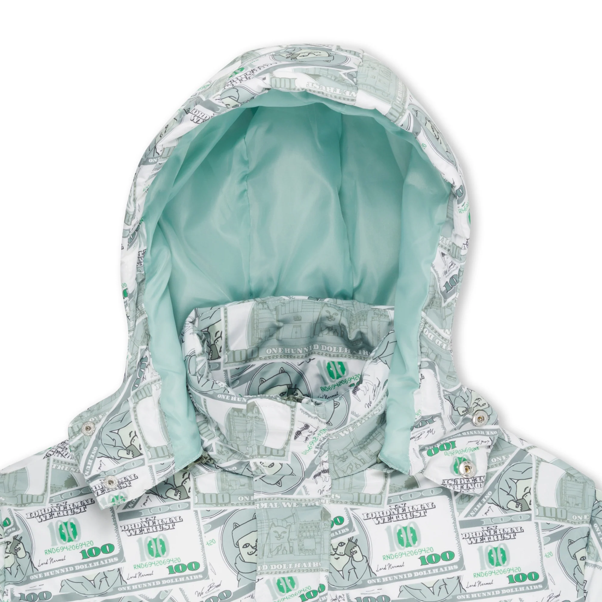 Moneybag Puffer Jacket (Olive) - Image 5