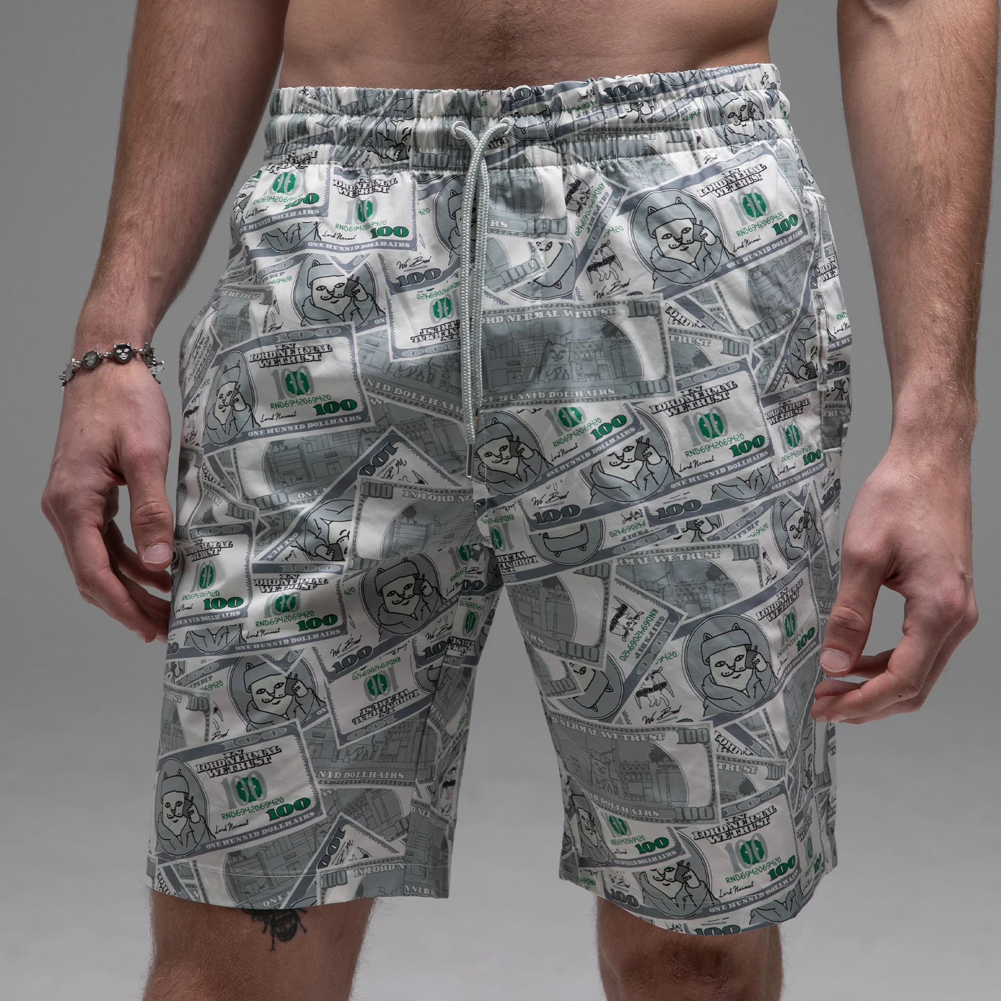 Moneybag Swim Shorts (Olive) - Image 2