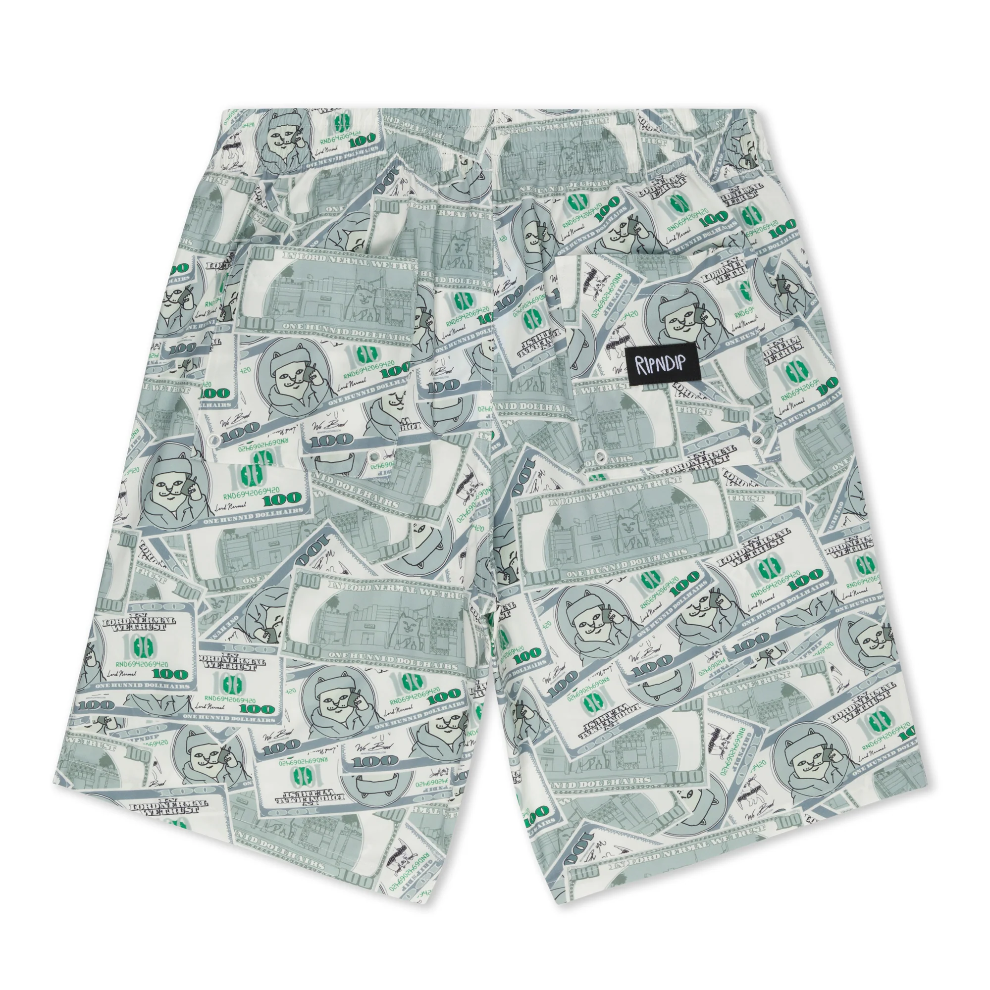 Moneybag Swim Shorts (Olive) - Image 3