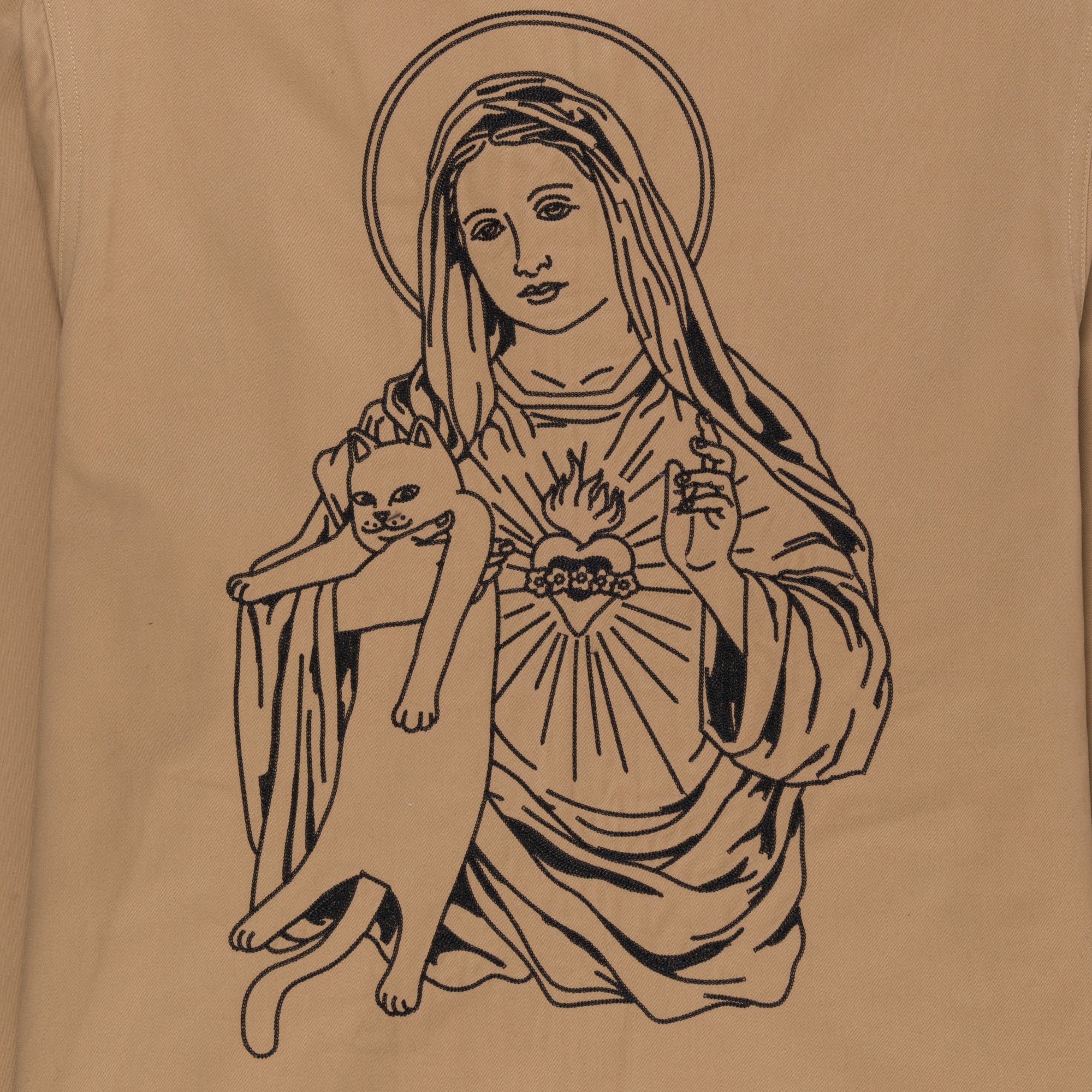 Mother Mary Work Jacket (Tan) - Image 5