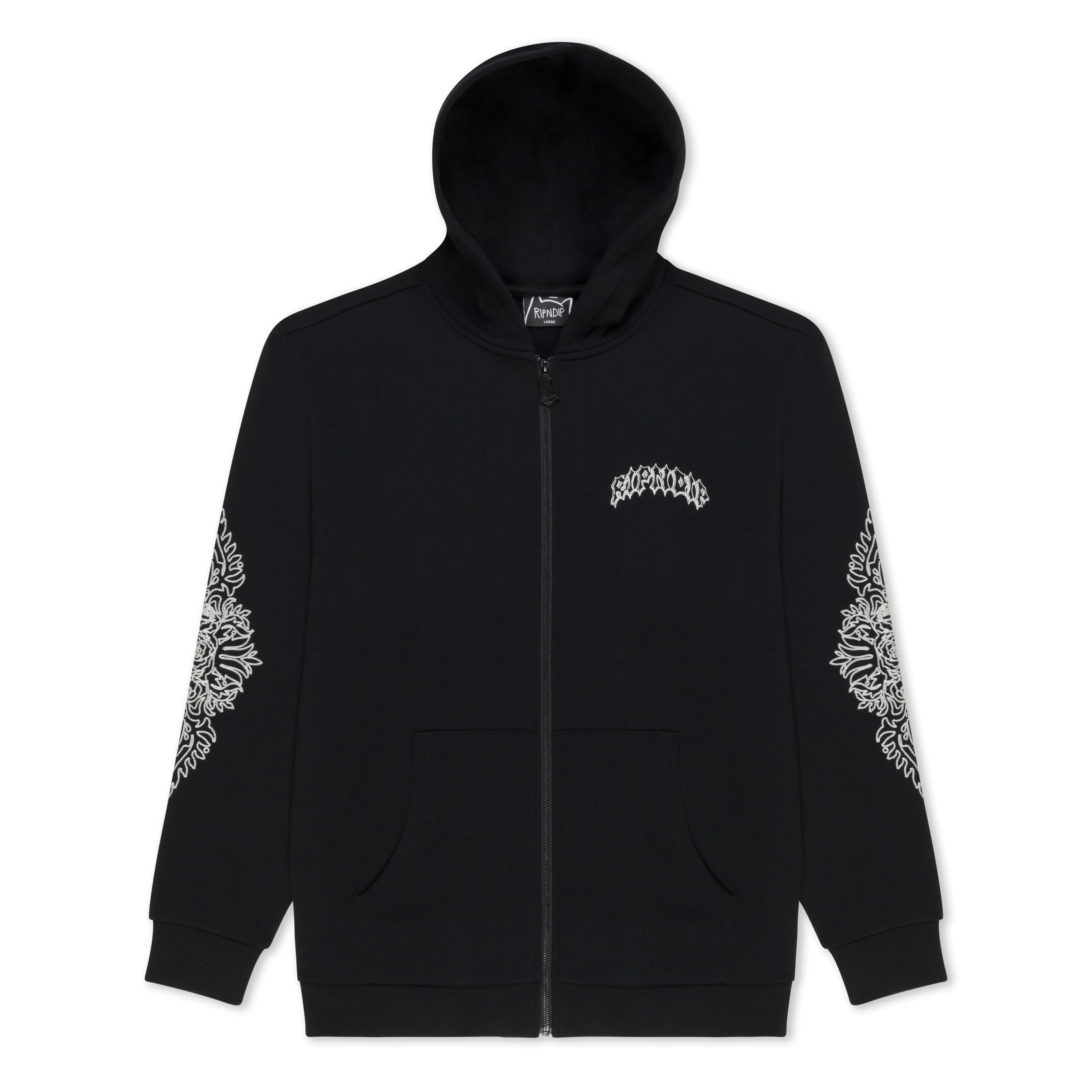 Mother Nerm Zip Up Hoodie (Black)