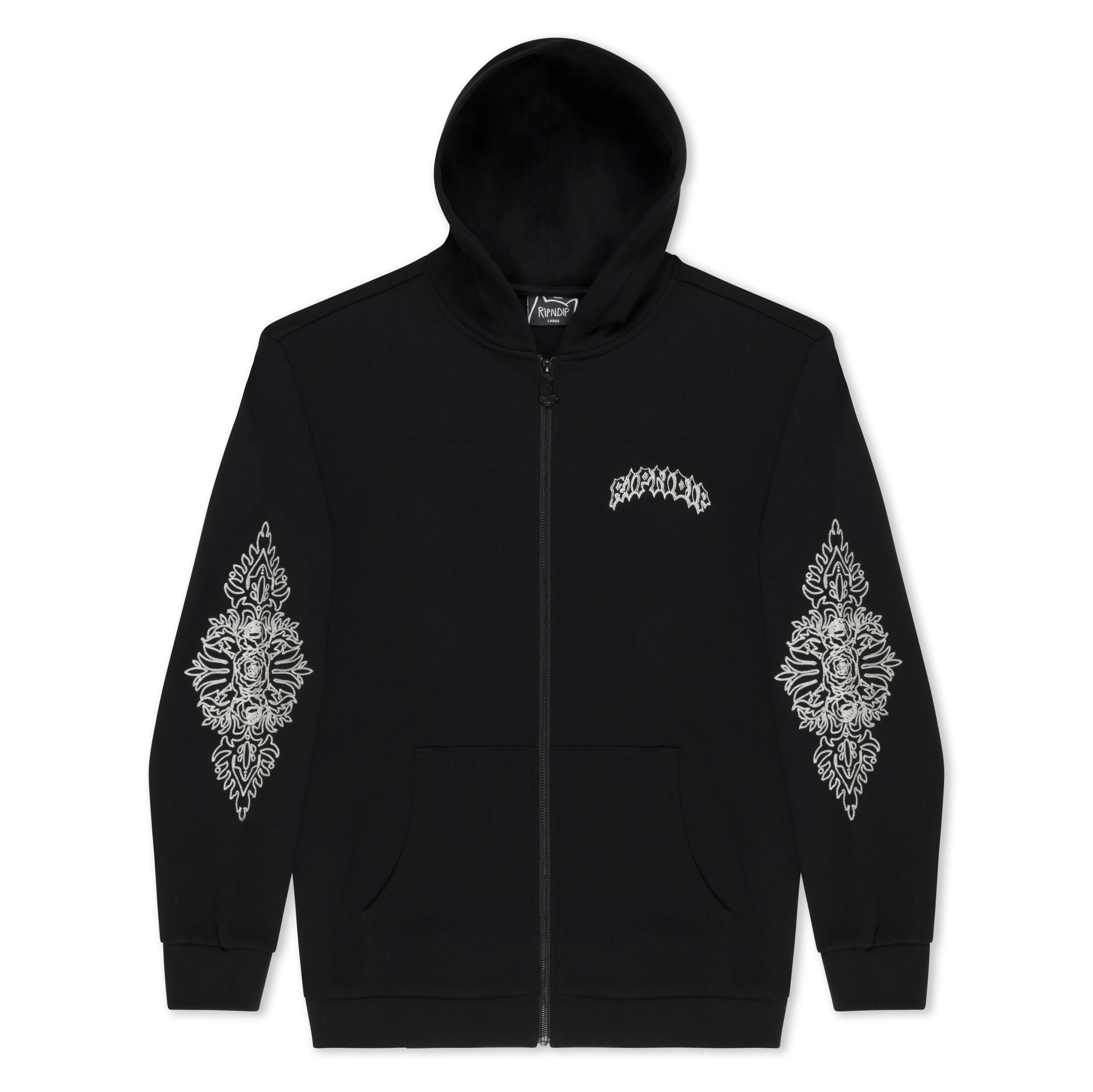 Mother Nerm Zip Up Hoodie (Black) - Image 7