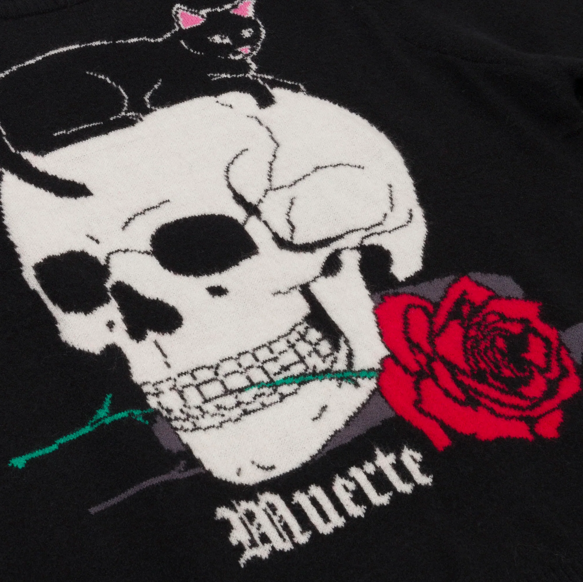 Muerte Knit Sweater (Black) - Image 4