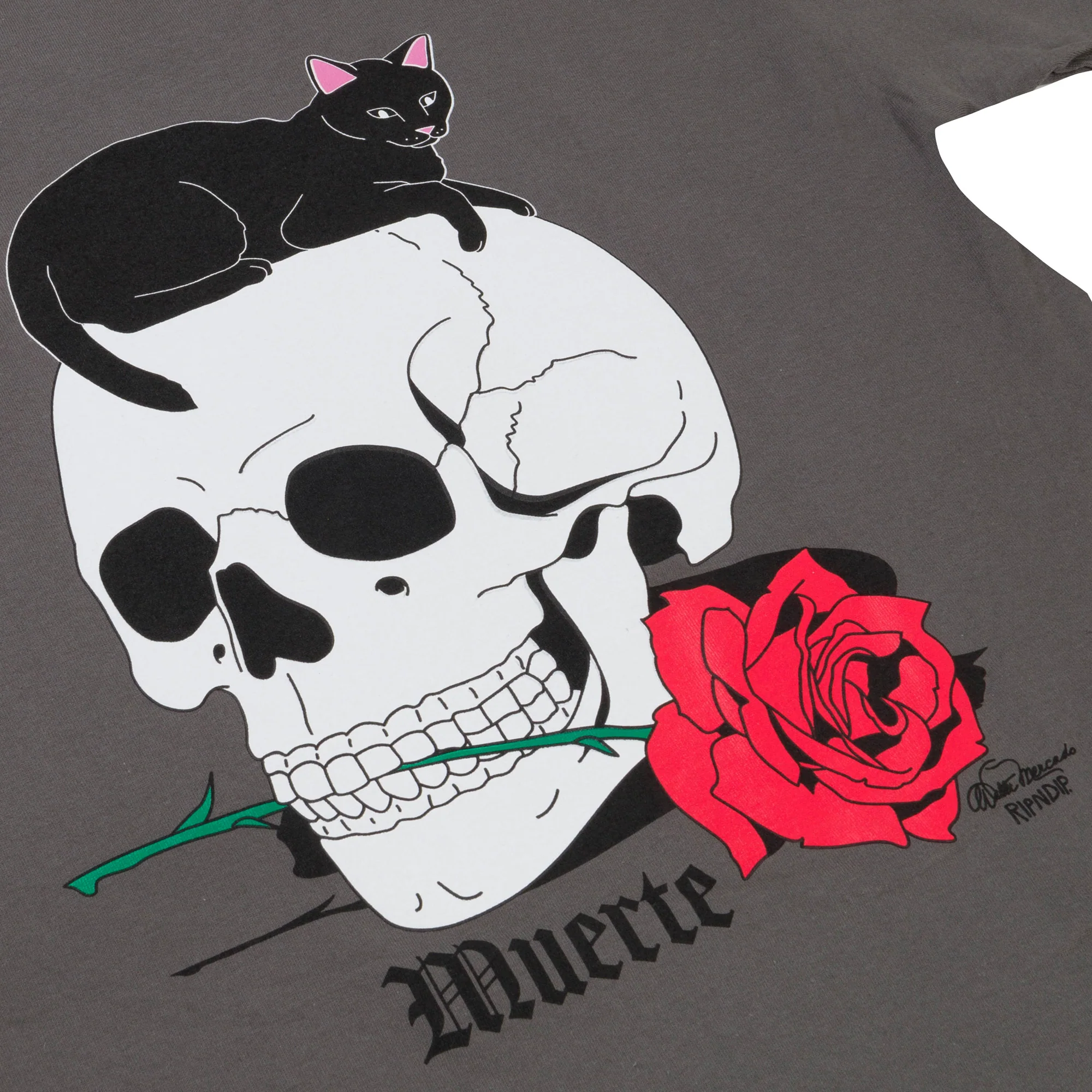 Muerte Tee (Charcoal) - Image 4