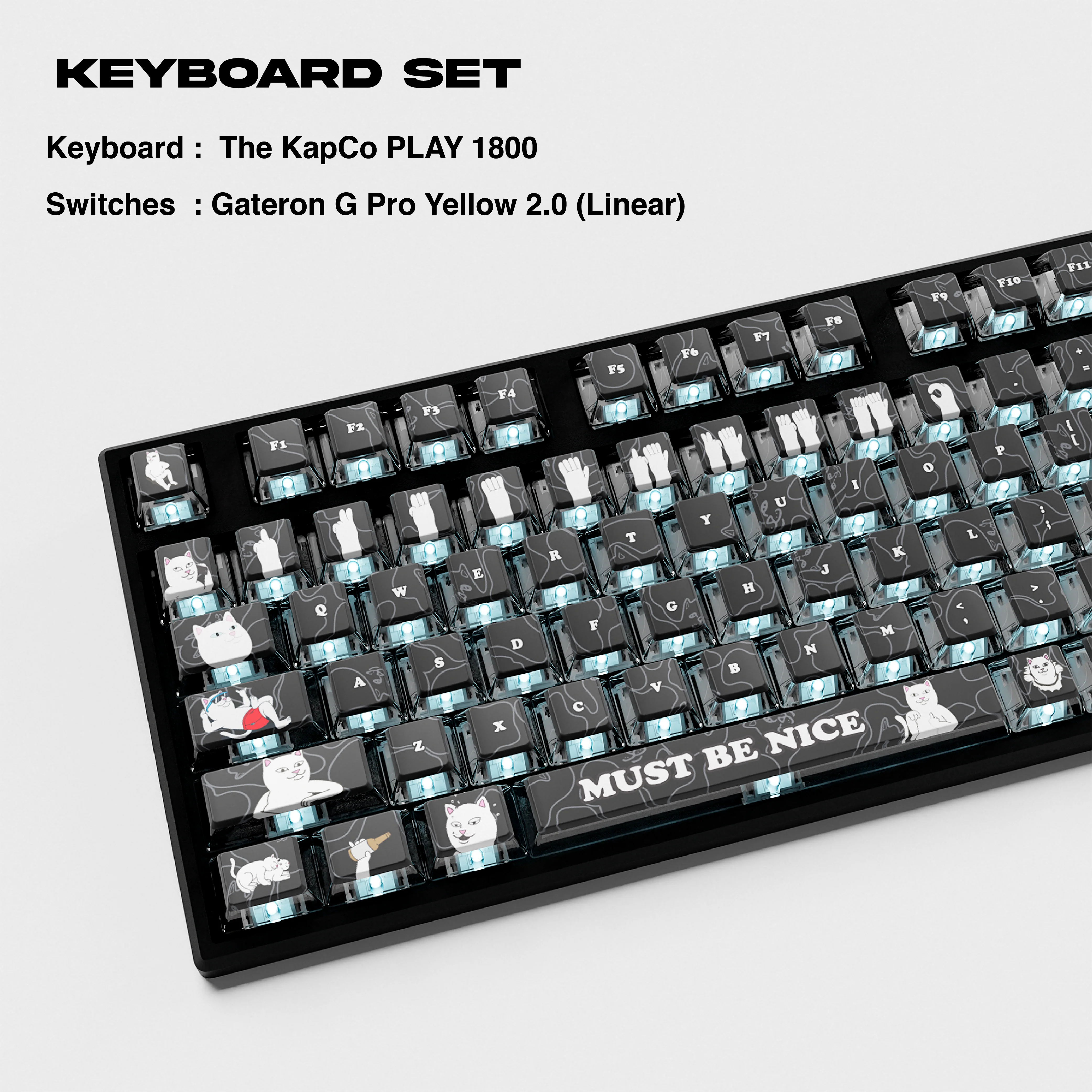 Must Be Nice Keyboard Set (Asst) - Image 9