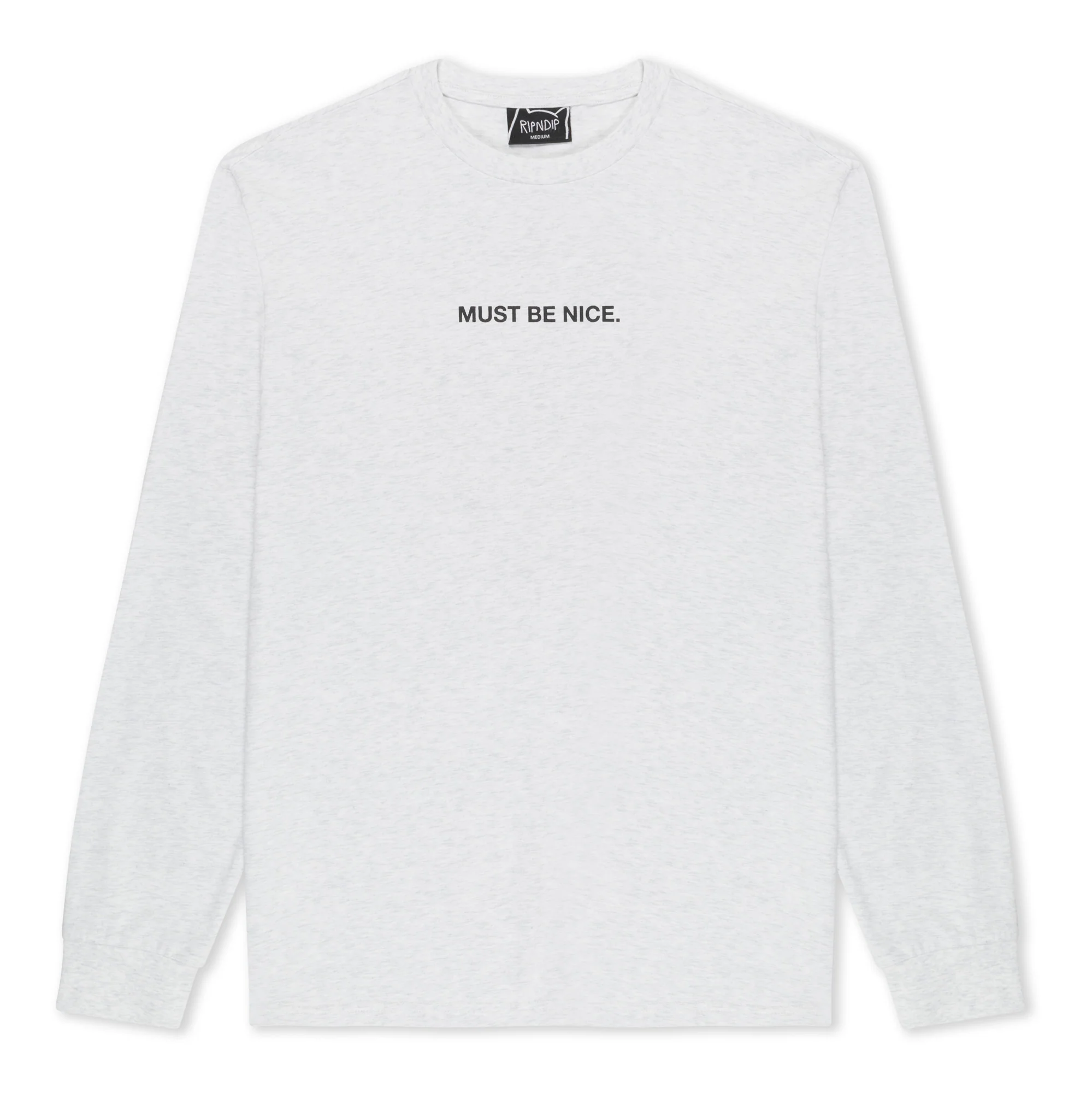 Must Be Nice Long Sleeve (Ash Heather) - Image 2