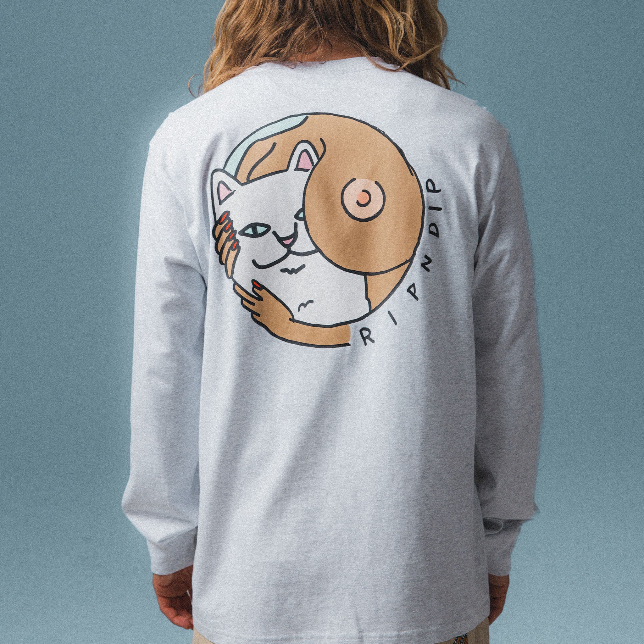 Must Be Nice Long Sleeve (Ash Heather) - Image 3