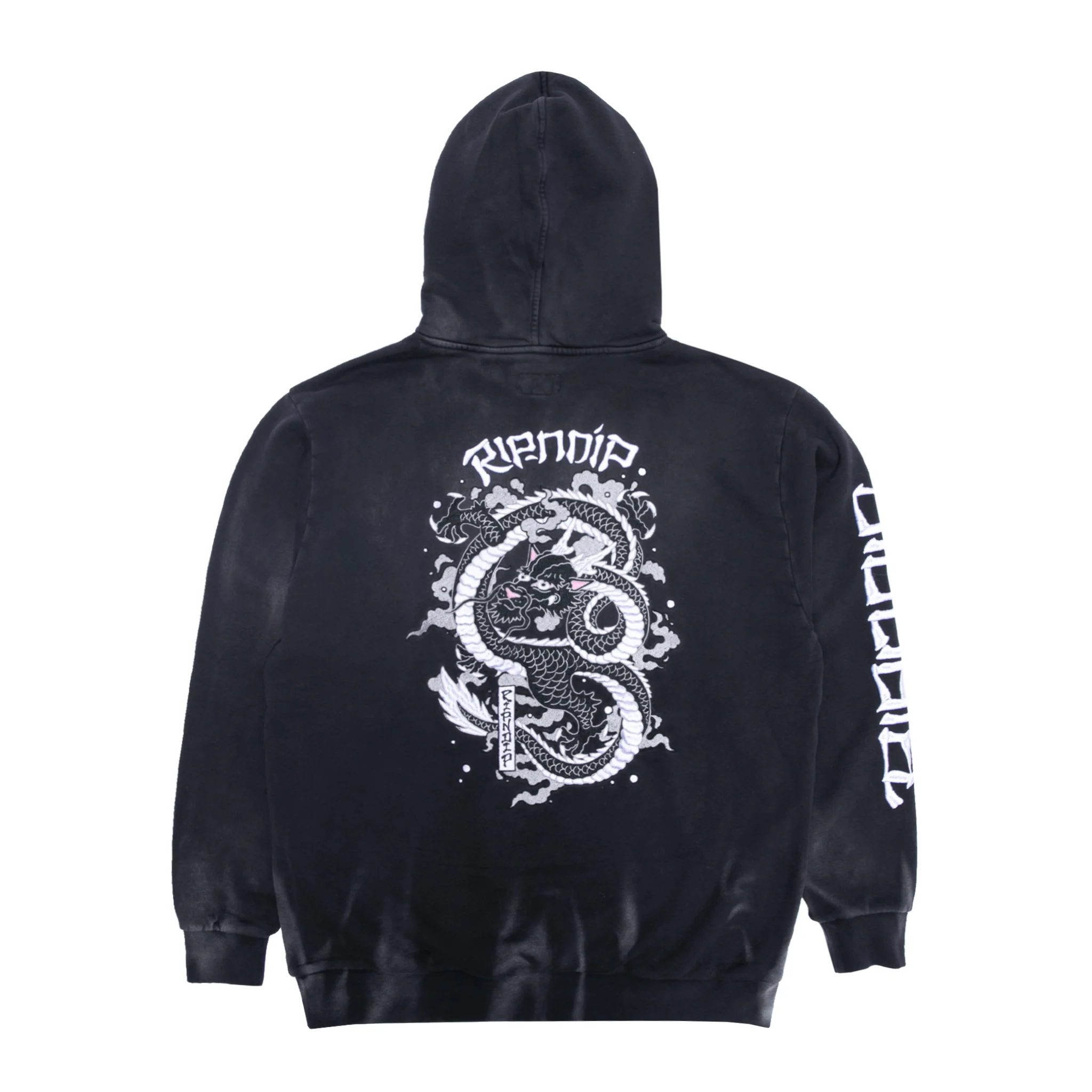 Mystic Jerm Hoodie (Black Faded Wash) - Image 4