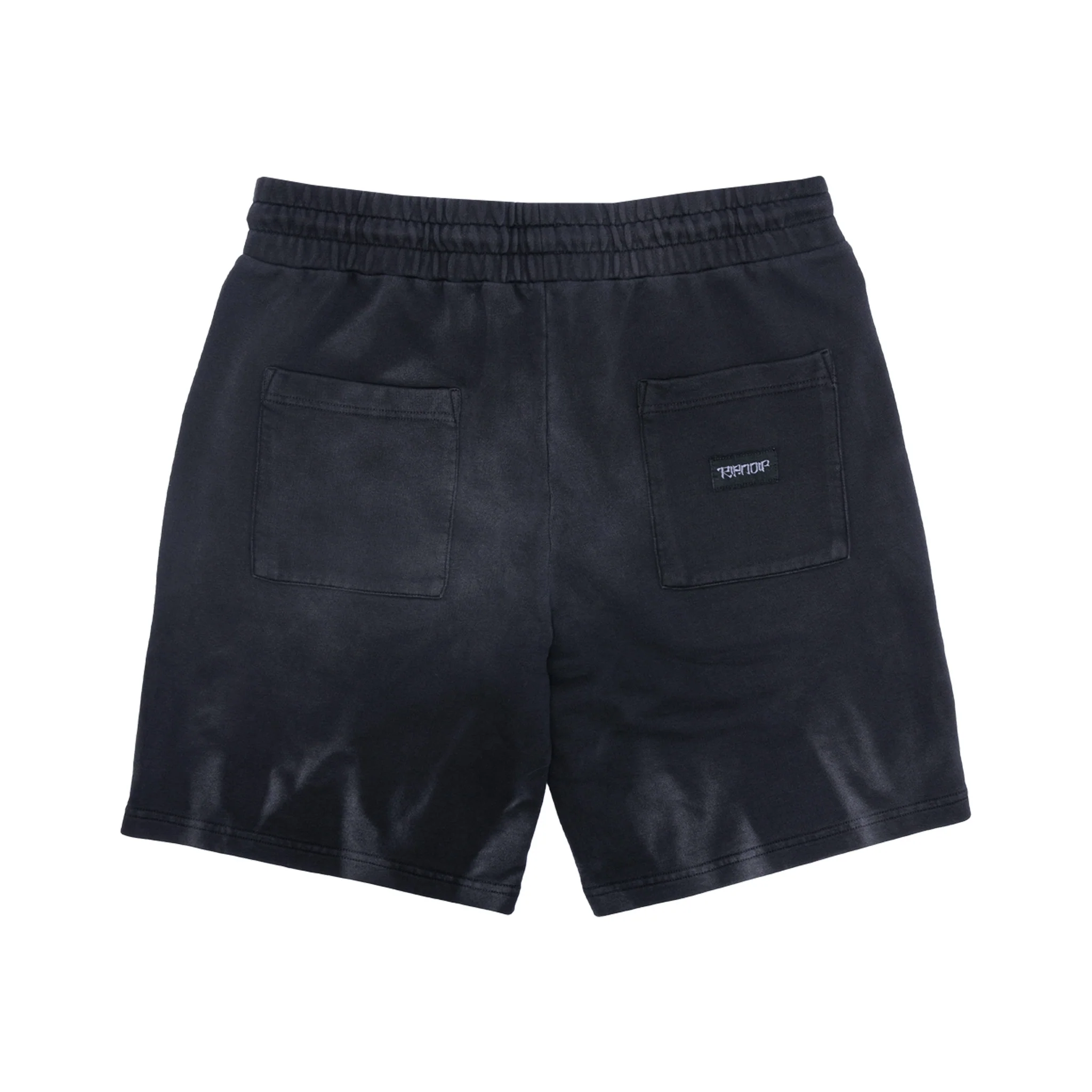 Mystic Jerm Sweatshorts (Black Faded Wash) - Image 2