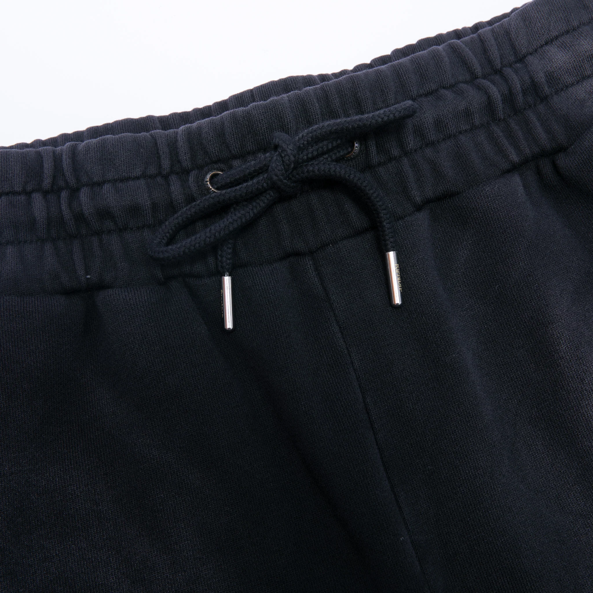 Mystic Jerm Sweatshorts (Black Faded Wash) - Image 3