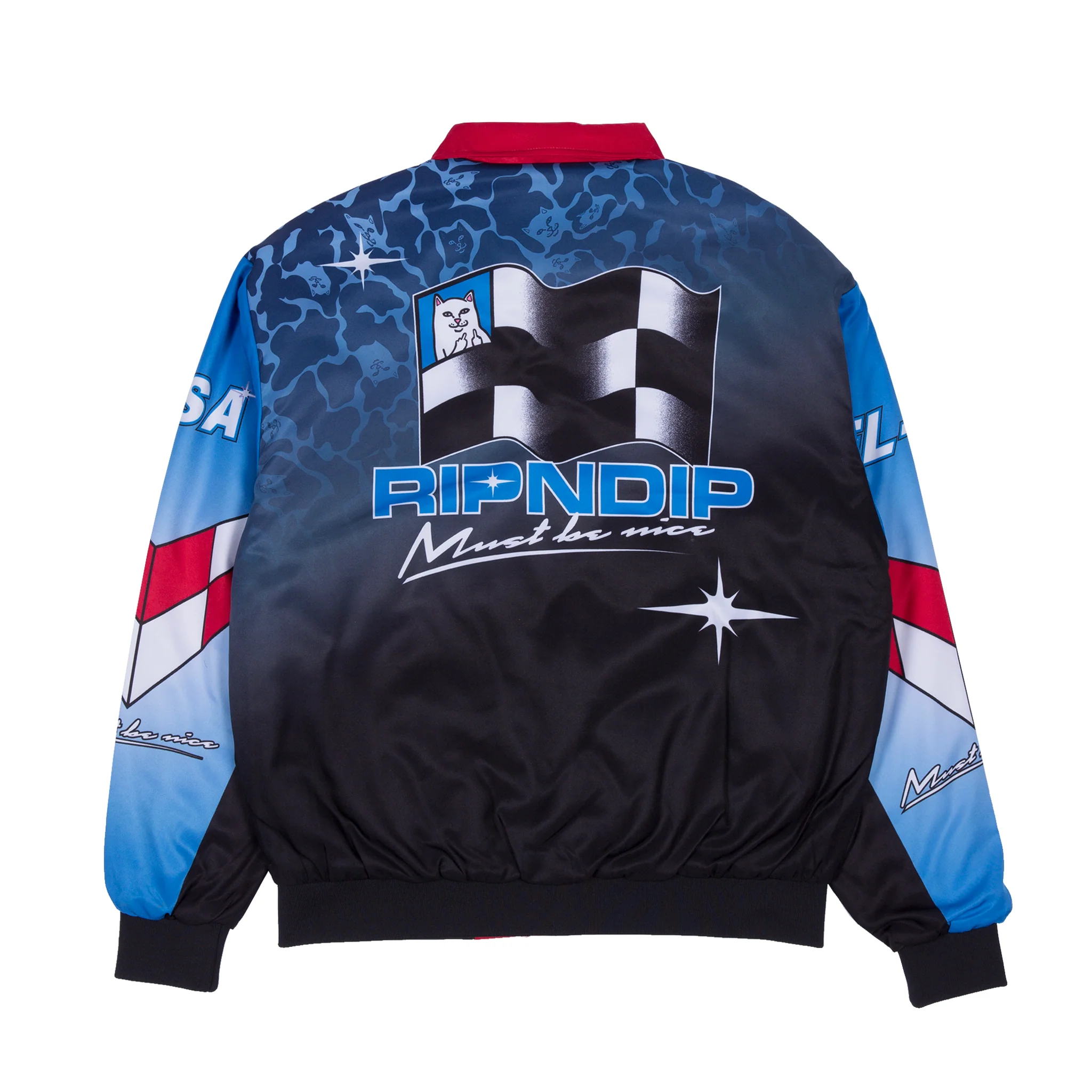 Nascar Nerm Puffy Racing Jacket (Multi) - Image 2