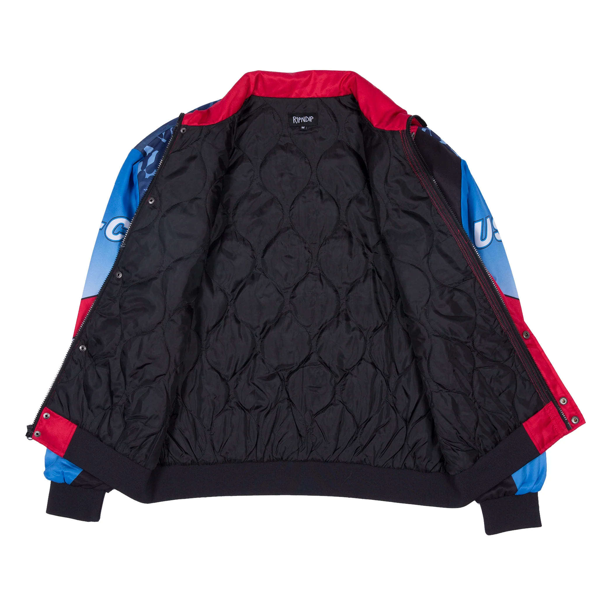 Nascar Nerm Puffy Racing Jacket (Multi) - Image 3