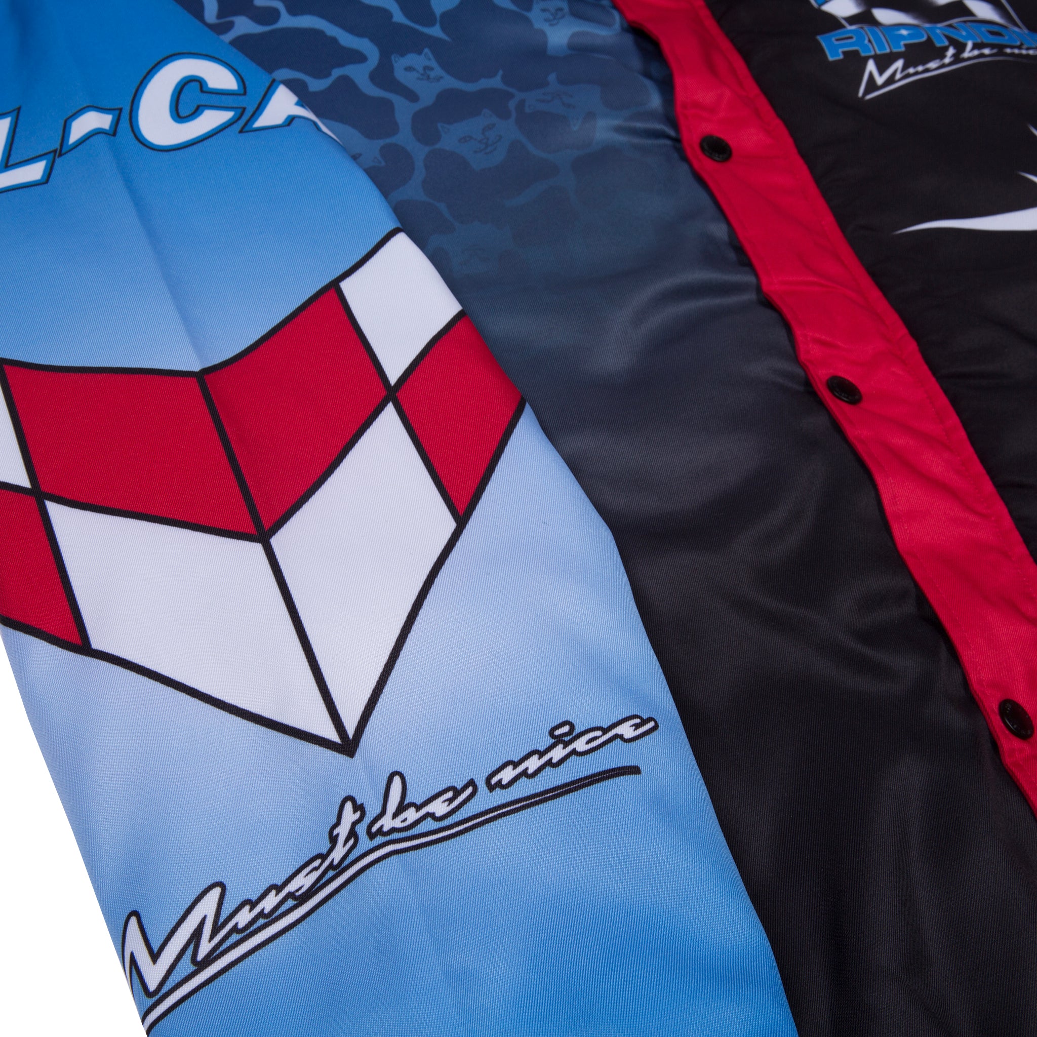 Nascar Nerm Puffy Racing Jacket (Multi) - Image 5