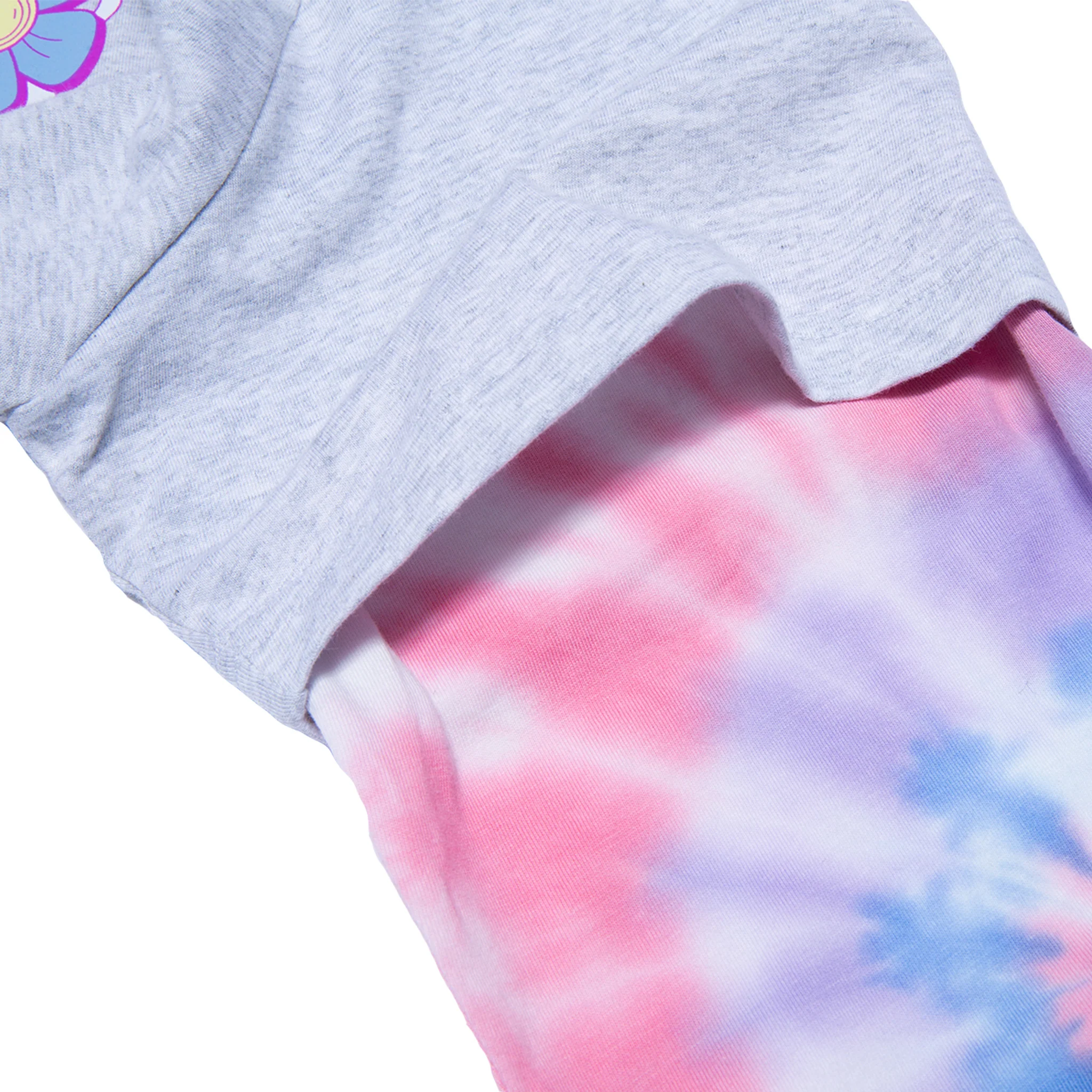 Nature Is Healing Double Sleeve Tee (Ash Heather/Pink) - Image 6