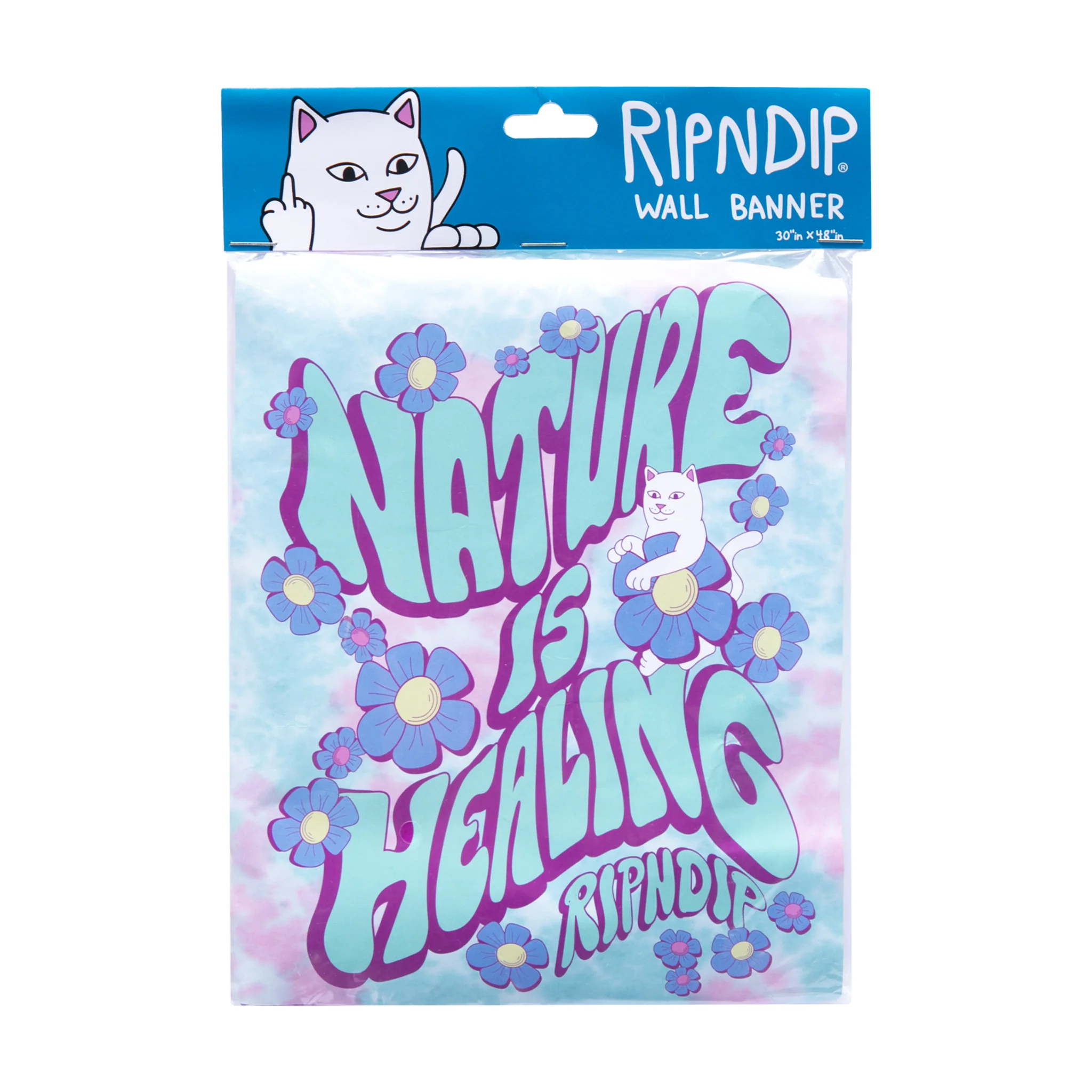 Nature Is Healing Wall Banner (Aqua/Pink) - Image 2