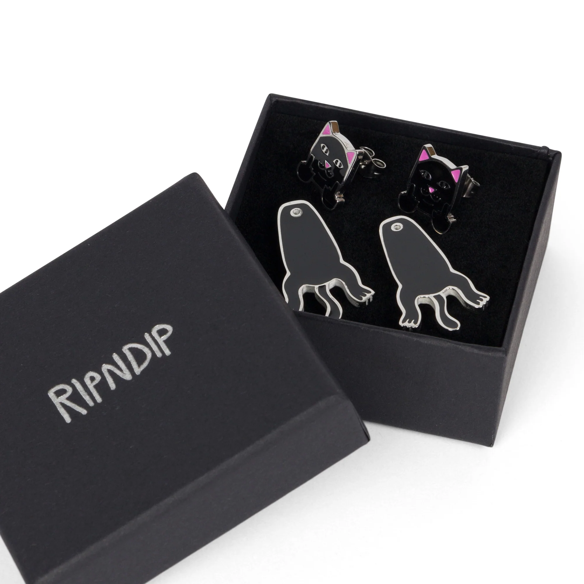 Naughty Jerm Earrings (Black) - Image 5
