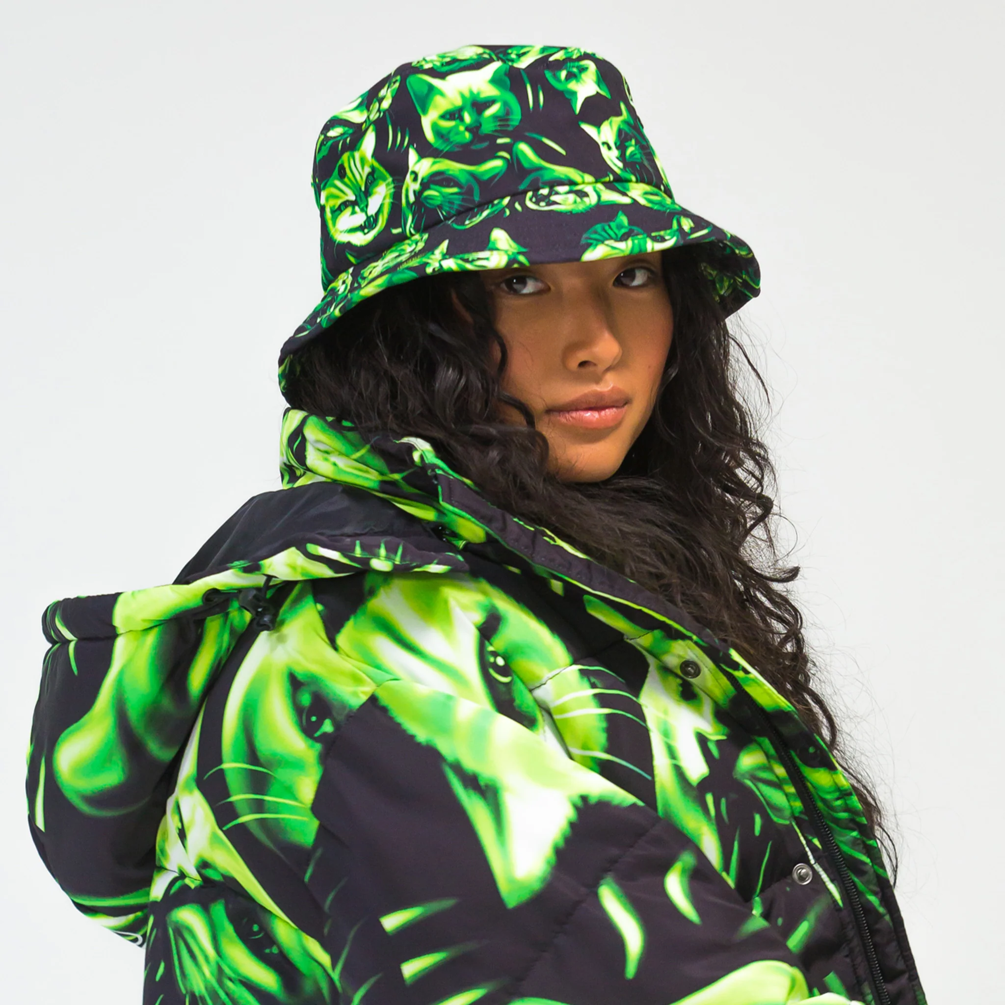 Neon Nerm Bucket Hat (Black) - Image 2