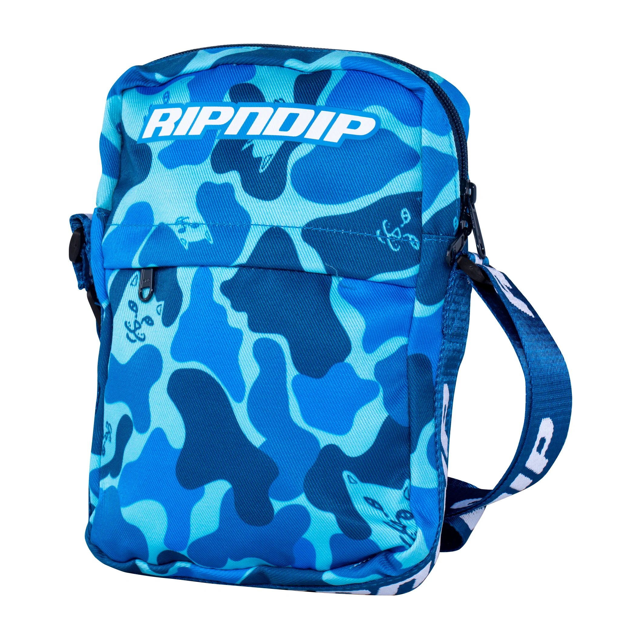 Nerm Camo Shoulder Bag (Blue Camo) - Image 2