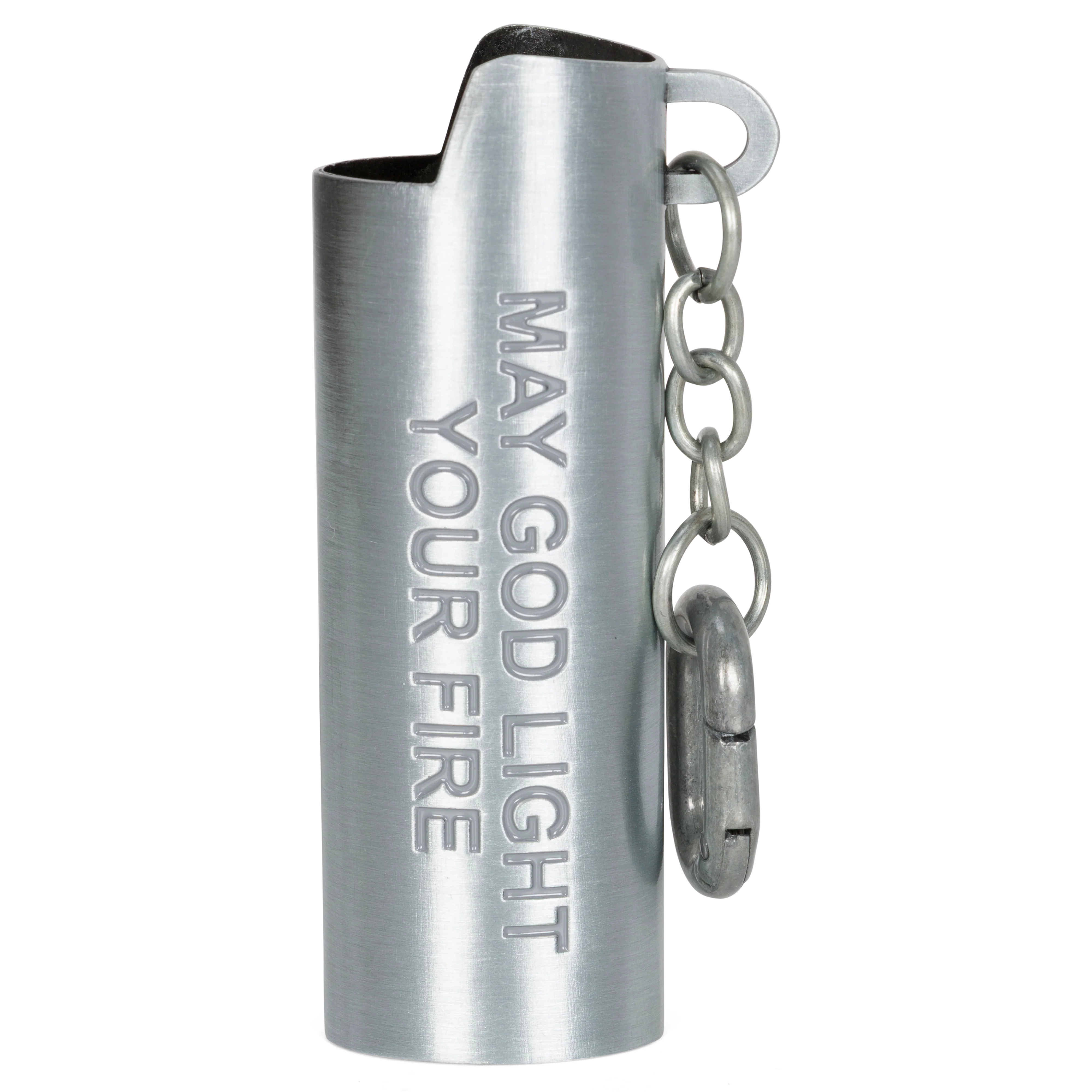 Nerm Cross Lighter Keychain (Silver) - Image 3