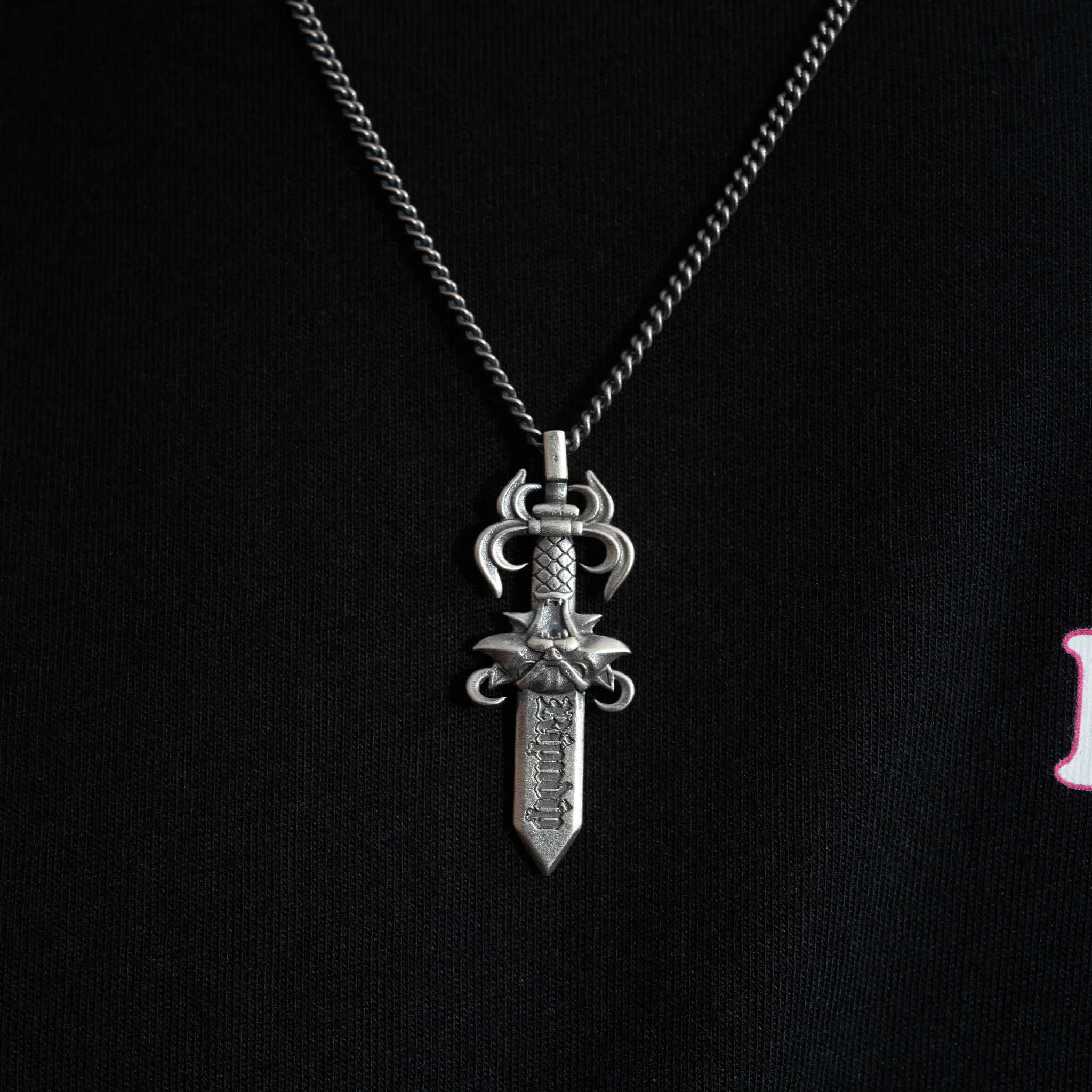 Nerm Dagger Necklace (Silver) - Image 2