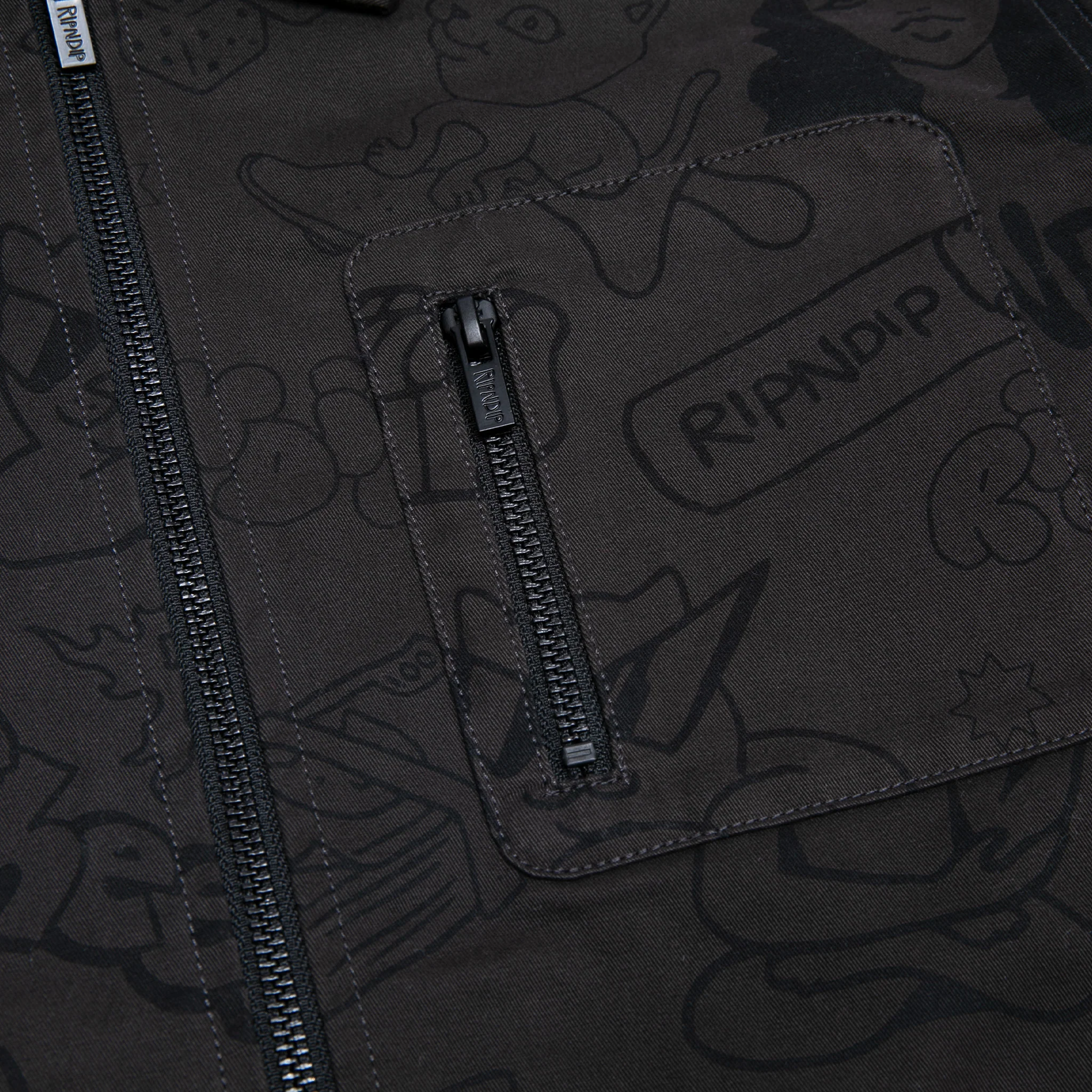 Nerm Doodle Work Jacket (Chocolate) - Image 5