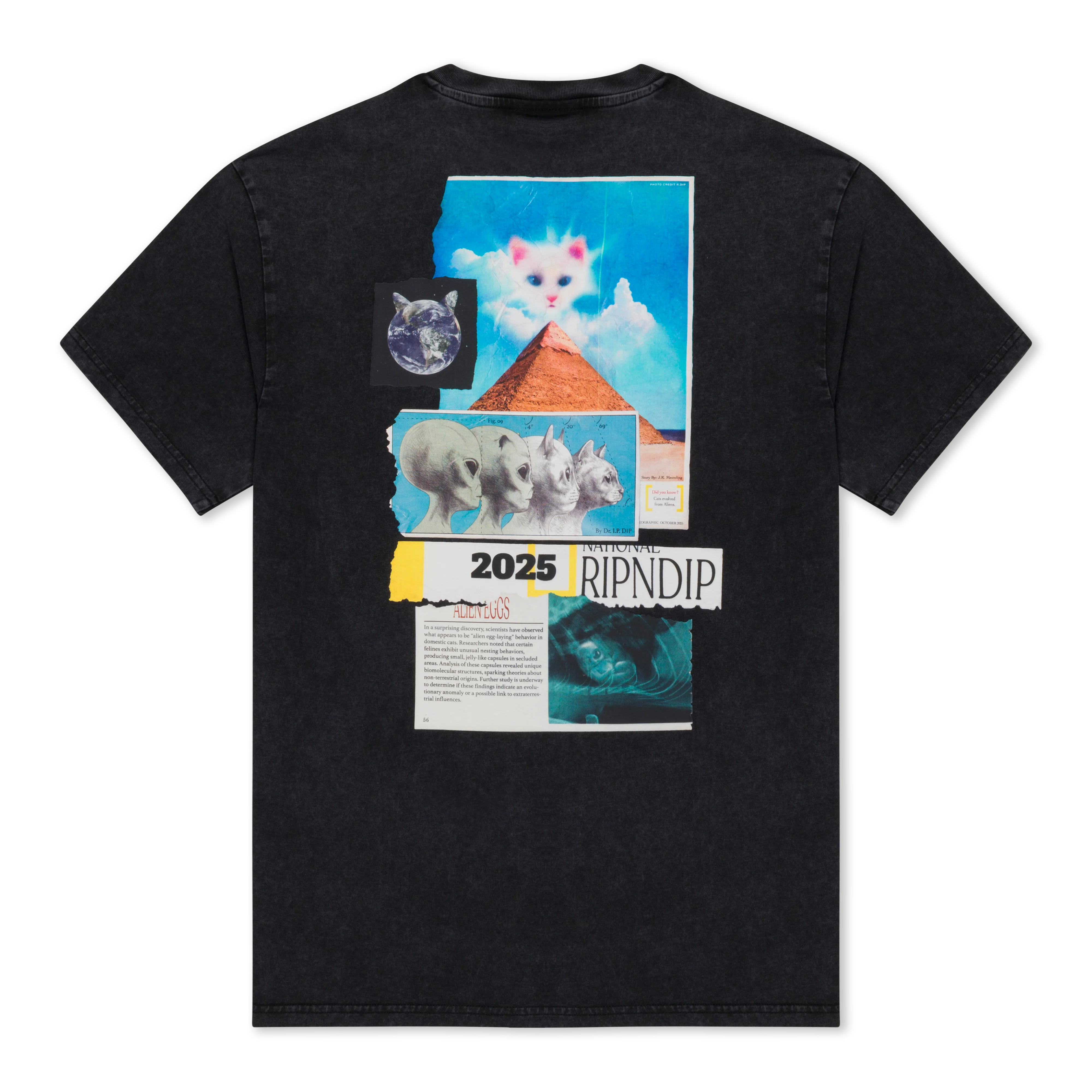 Nerm Geo Tee (Black Vintage Wash)