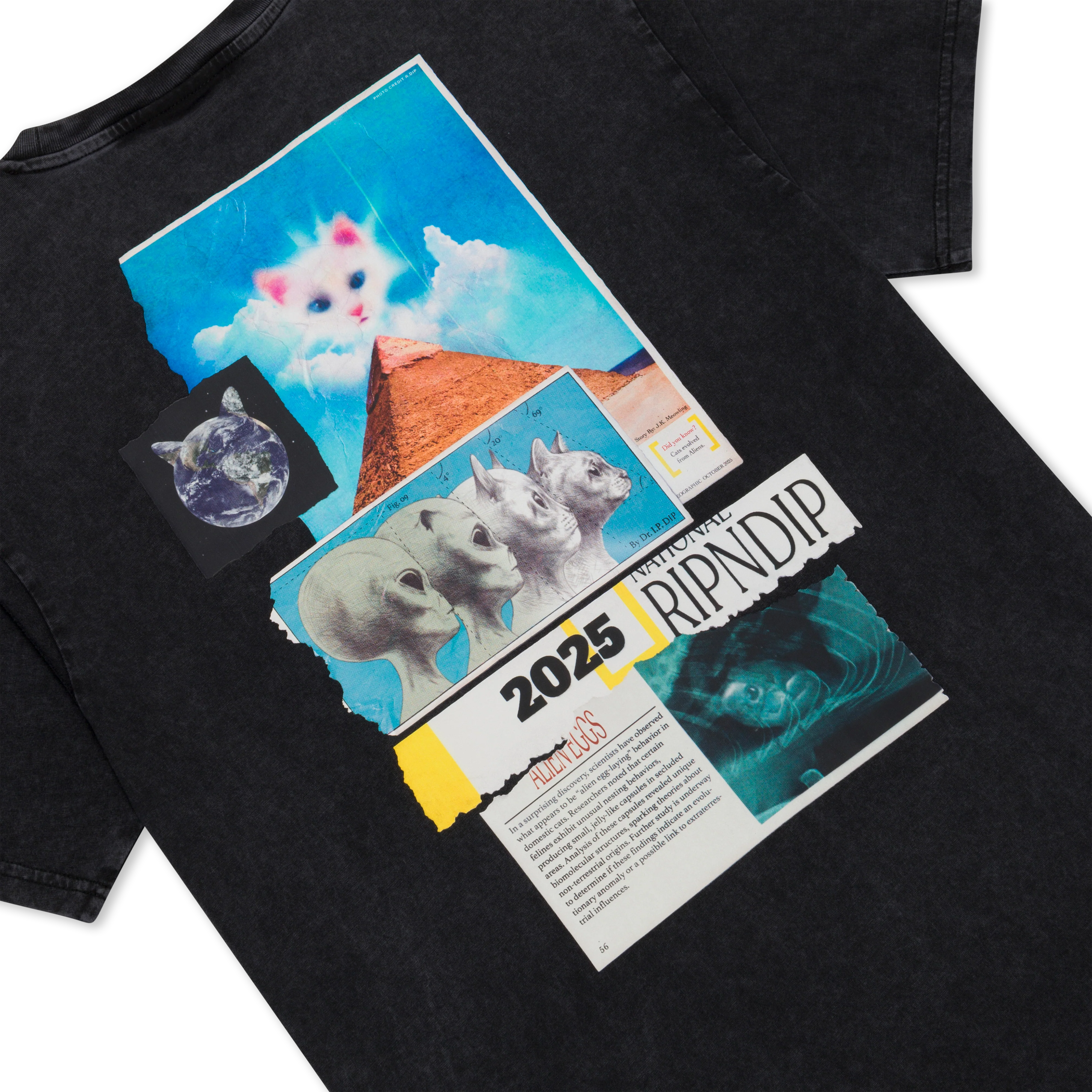 Nerm Geo Tee (Black Vintage Wash) - Image 6