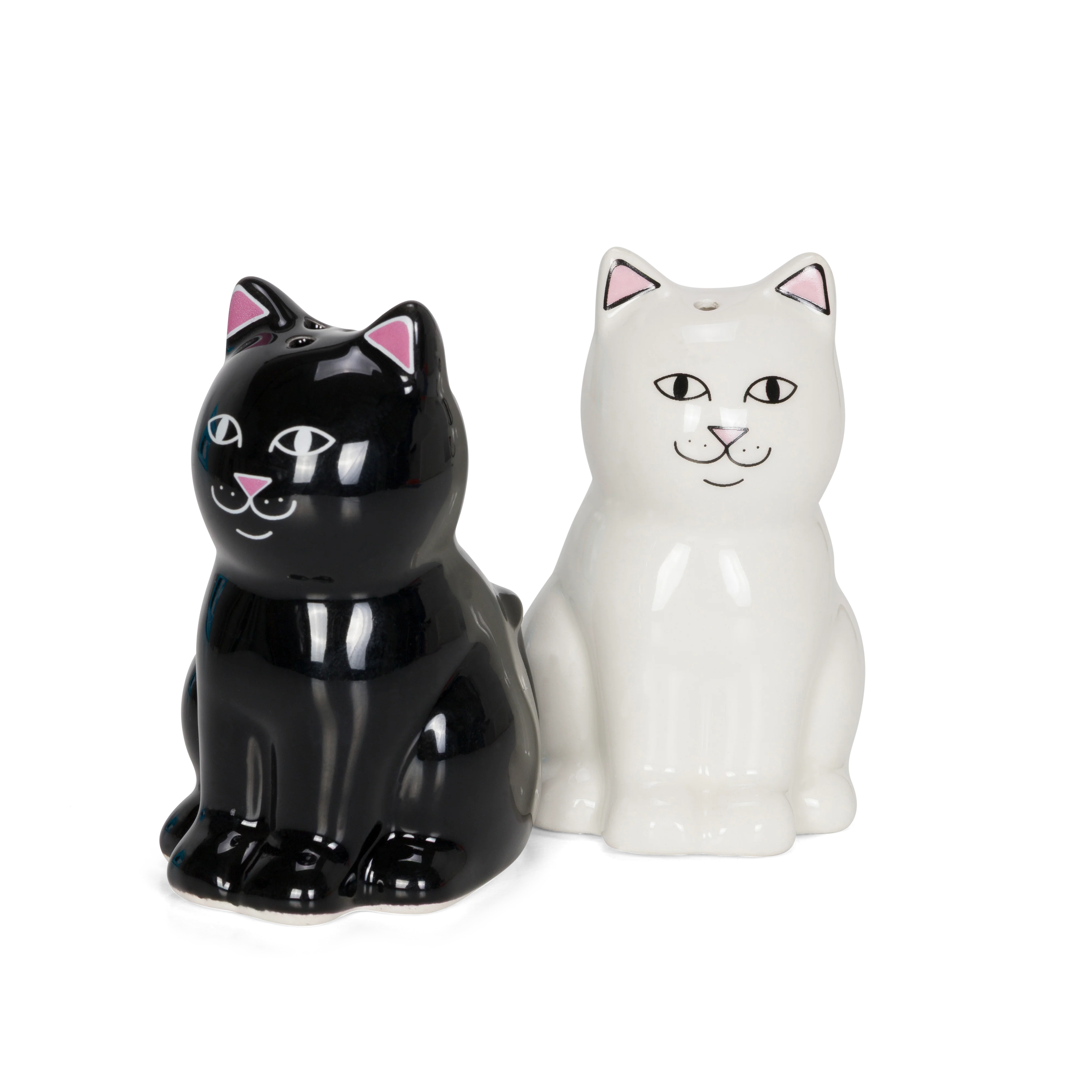 Nerm Jerm Ceramic Salt / Pepper Shakers (White / Black) - Image 3
