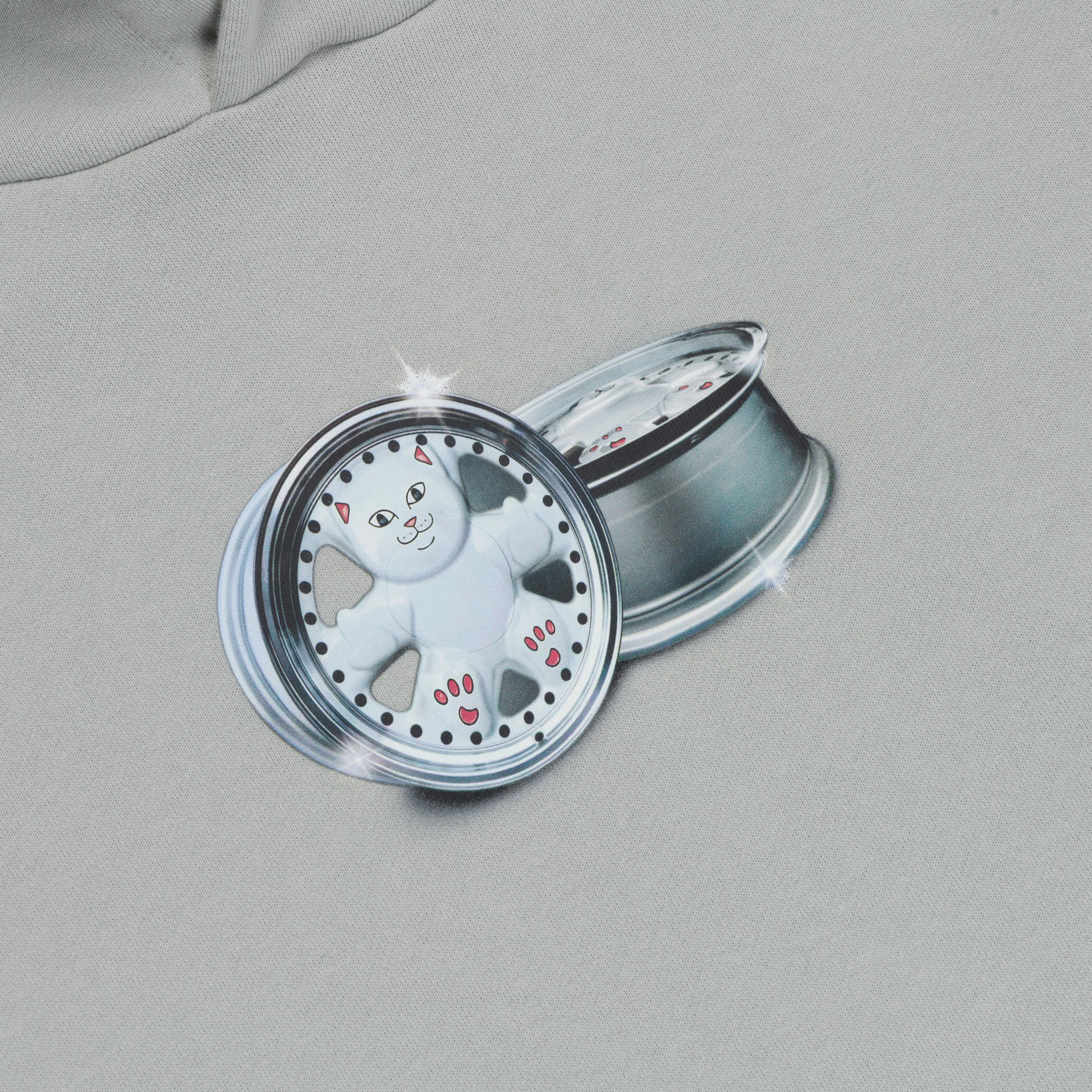 Nerm On Wheels Hoodie (Grey) - Image 3