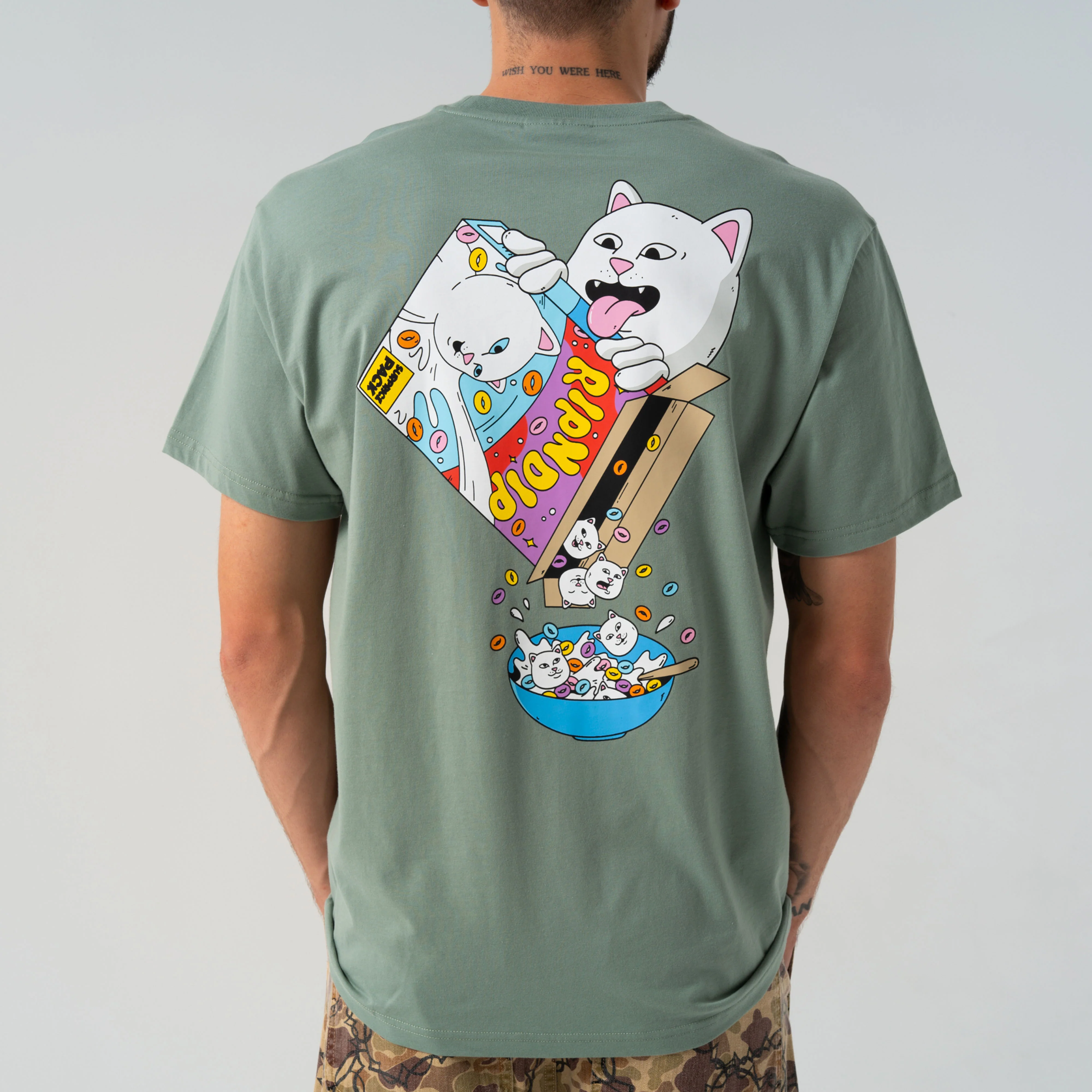 Nerm Os Tee (Dusty Sage) - Image 2