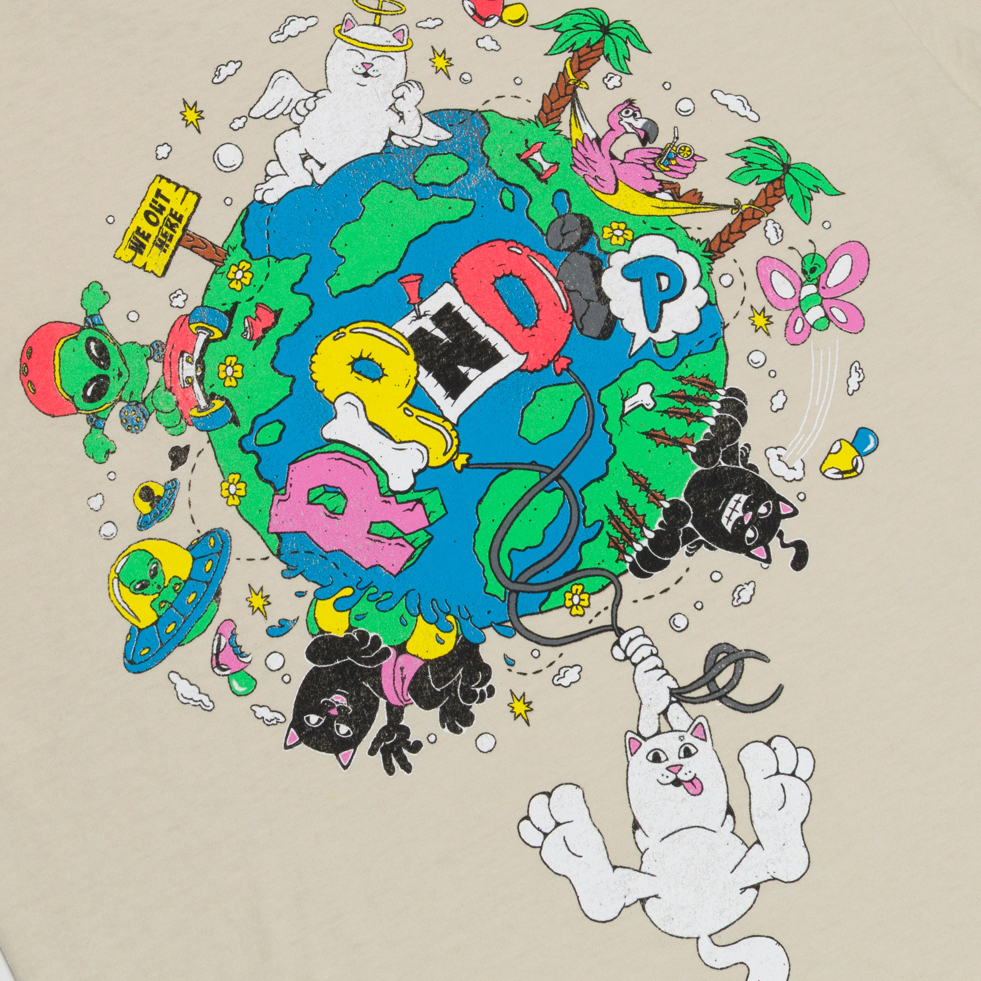Nerm World Tee (Sand) - Image 4
