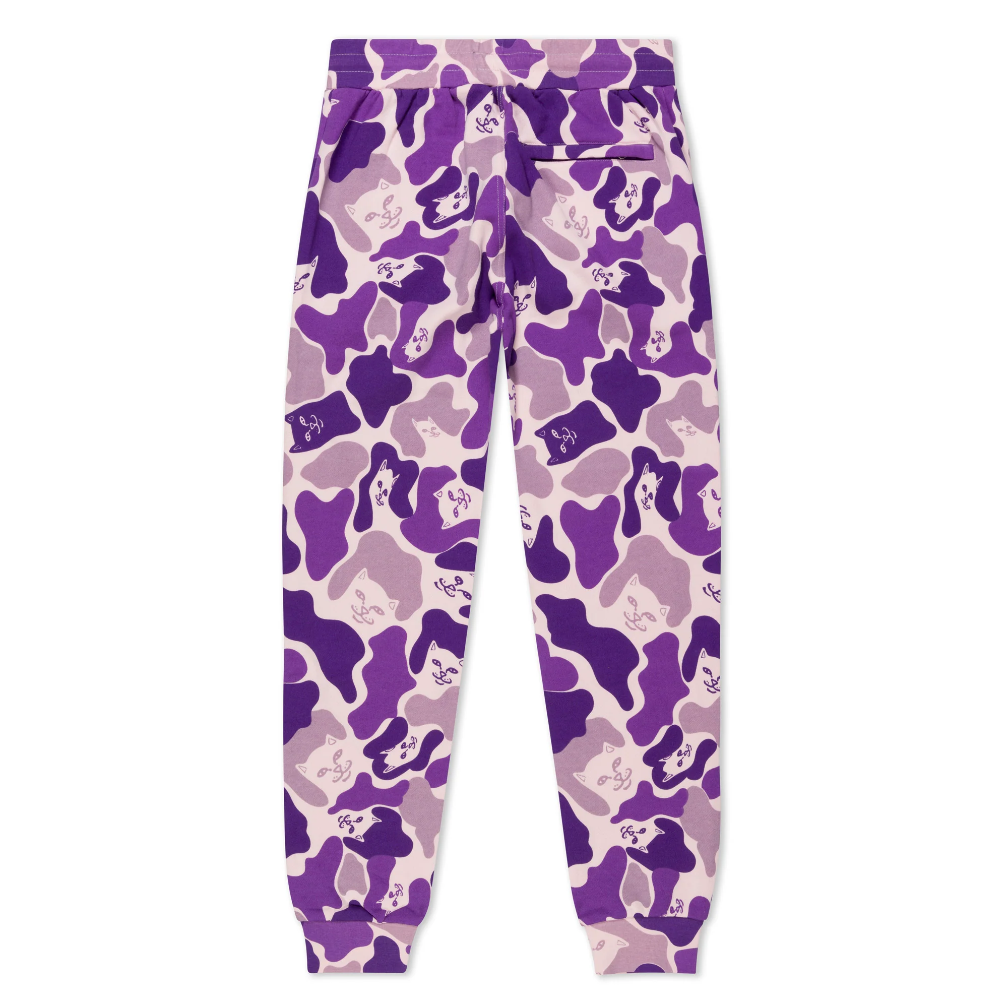 Nermal Camo Sweat Pants (Purple Camo) - Image 2