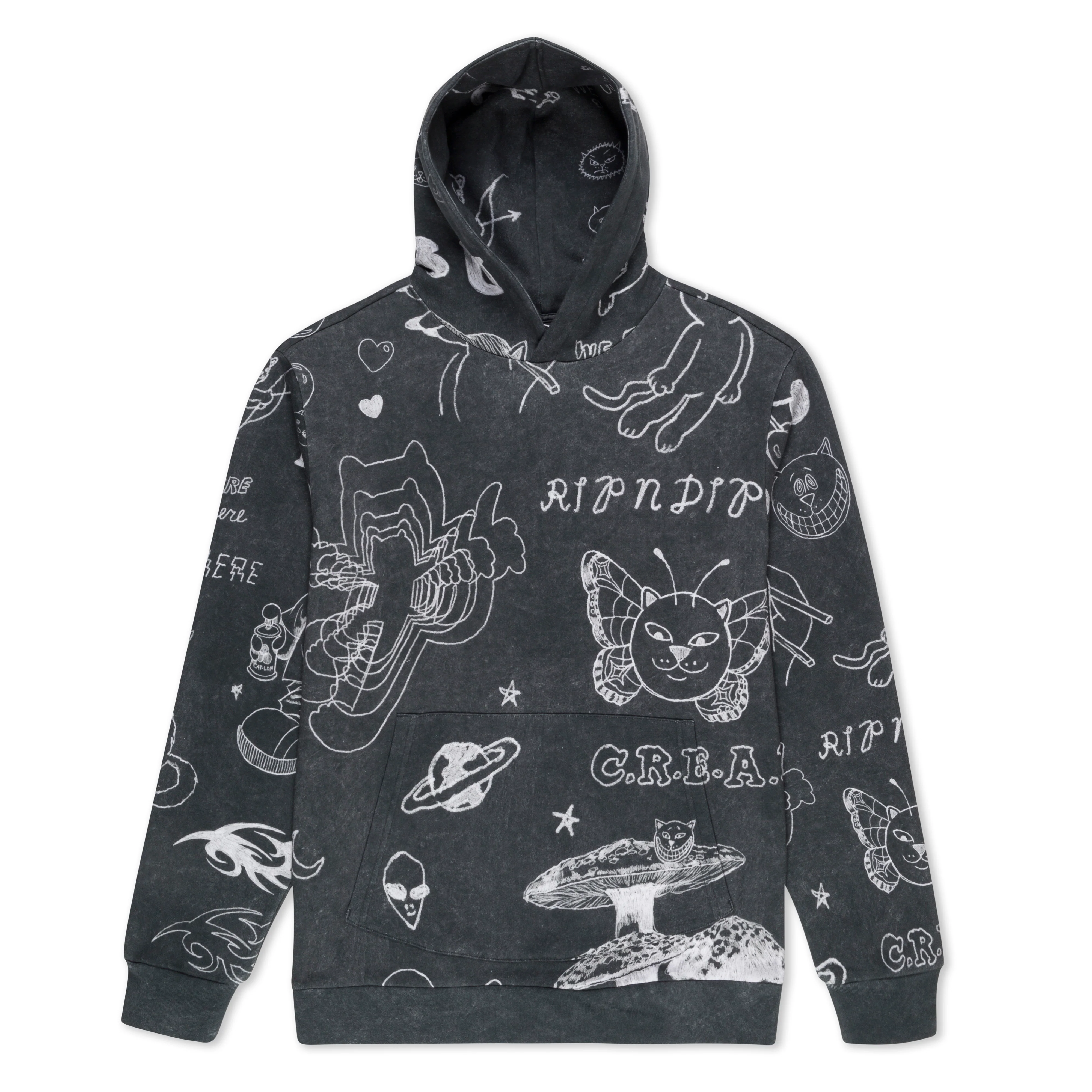 Nermal Domination Hoodie (Black Vintage)