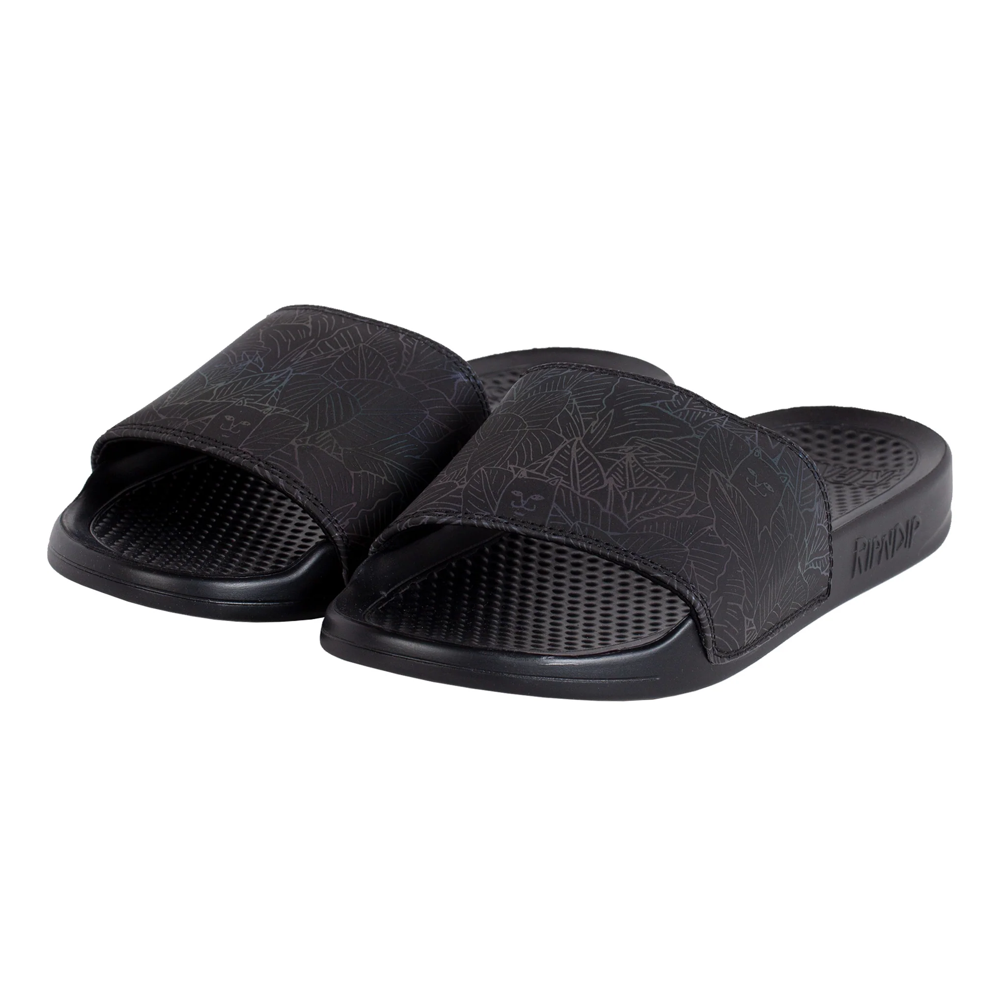 Nermal Leaf Slides (Black Iridescent) - Image 2